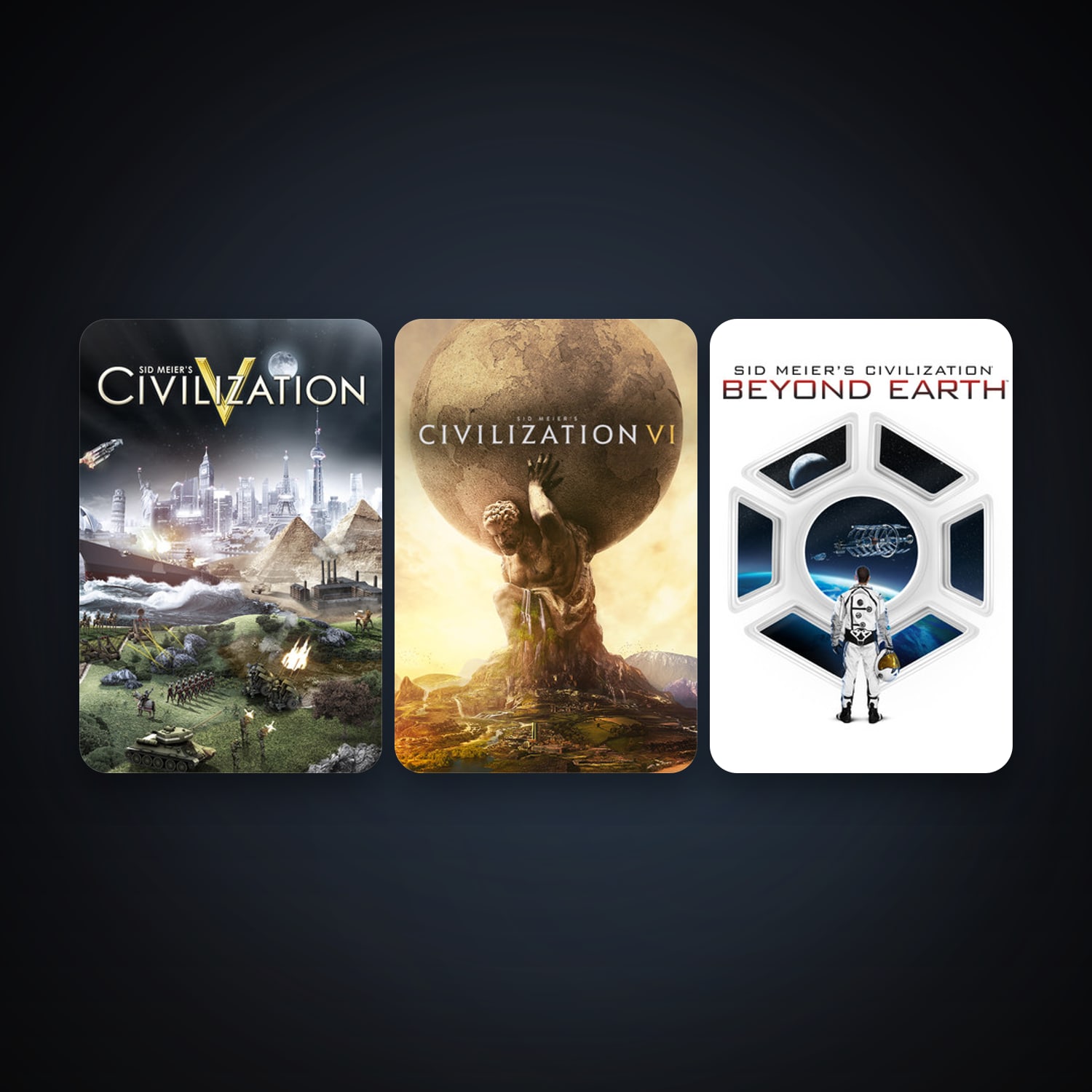 Steam account: Sid Meier's Civilization V + Sid Meier's Civilization: Beyond Earth, 3 games, clean — HabibiAccounts