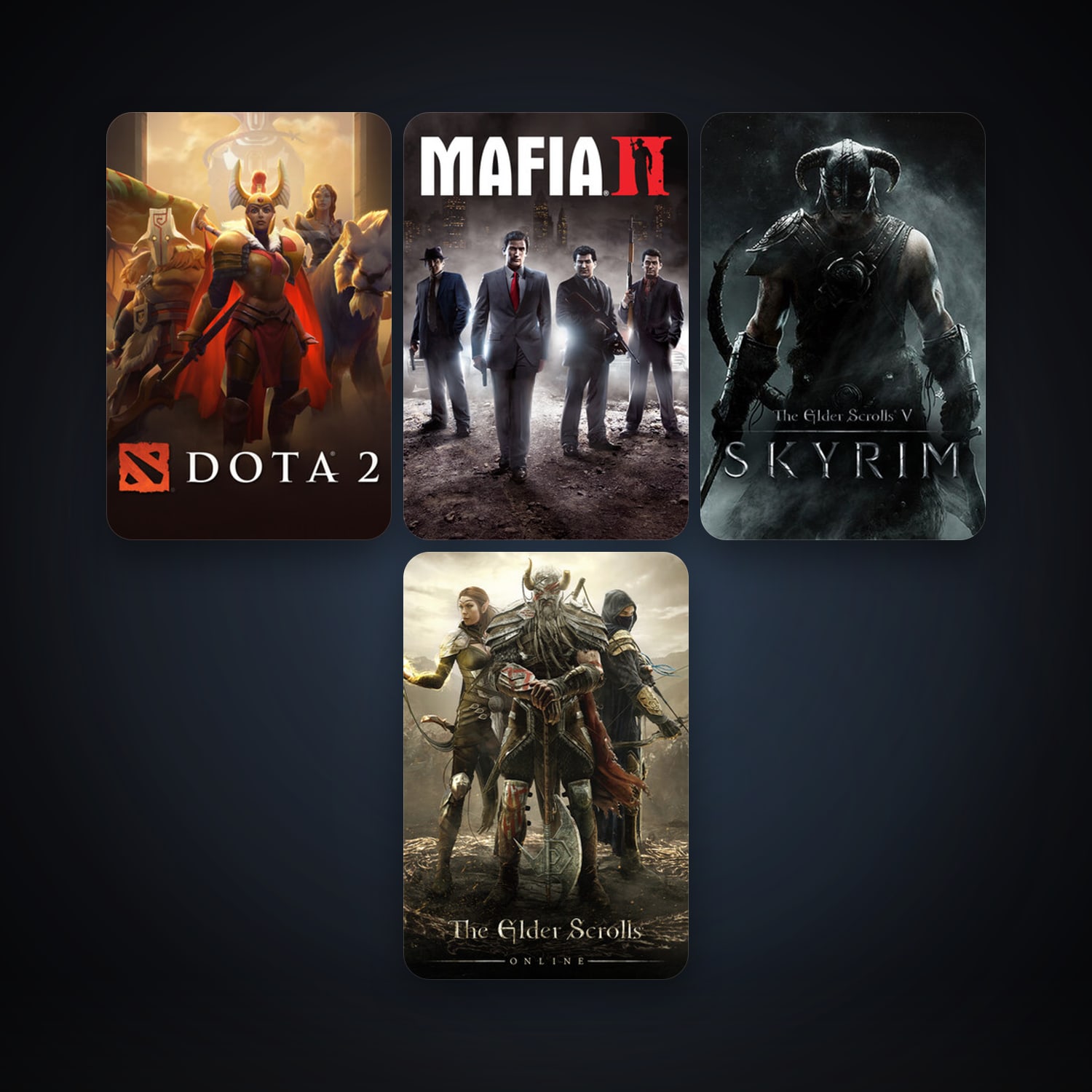 Dota 2 + Mafia II, 5 games, clean — HabibiAccounts