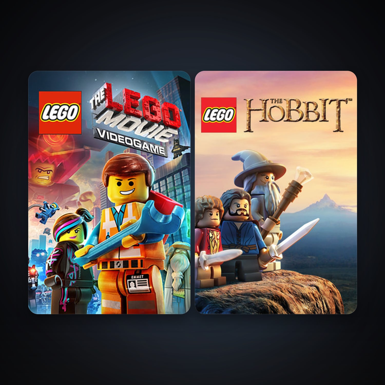 The LEGO Movie - Videogame + LEGO The Hobbit, 3 games, clean — HabibiAccounts