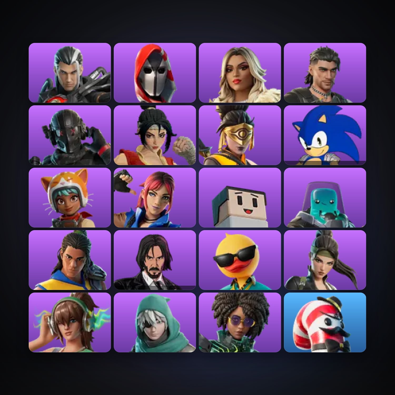 Fortnite account with Geno & The Ace — 20 skins — 850 V-Bucks — lvl 929 — HabibiAccounts