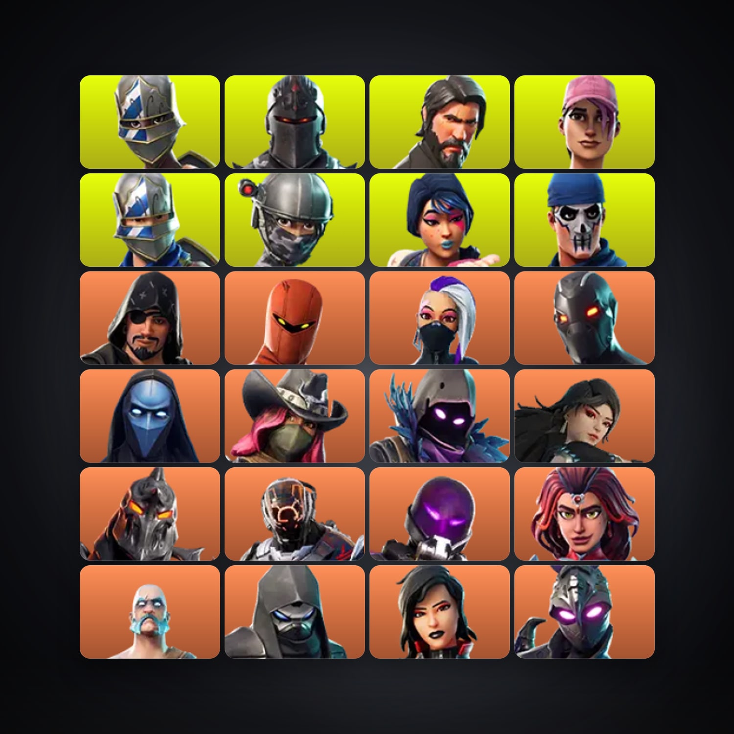 Fortnite account with Black Knight & Sparkle Specialist — 136 skins — 400 V-Bucks — lvl 1101 — HabibiAccounts