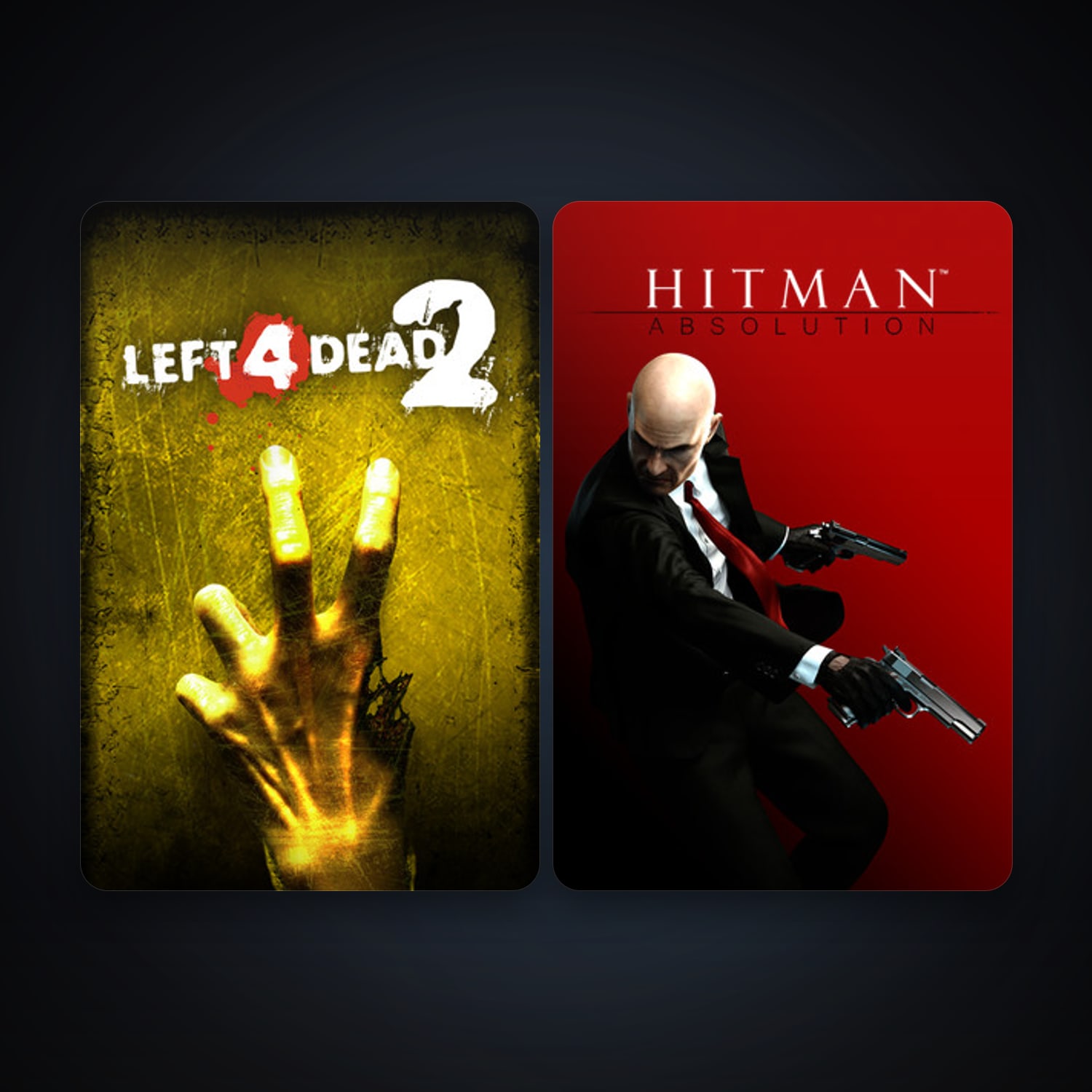 Left 4 Dead 2 + Hitman: Absolution, 3 games, clean — HabibiAccounts