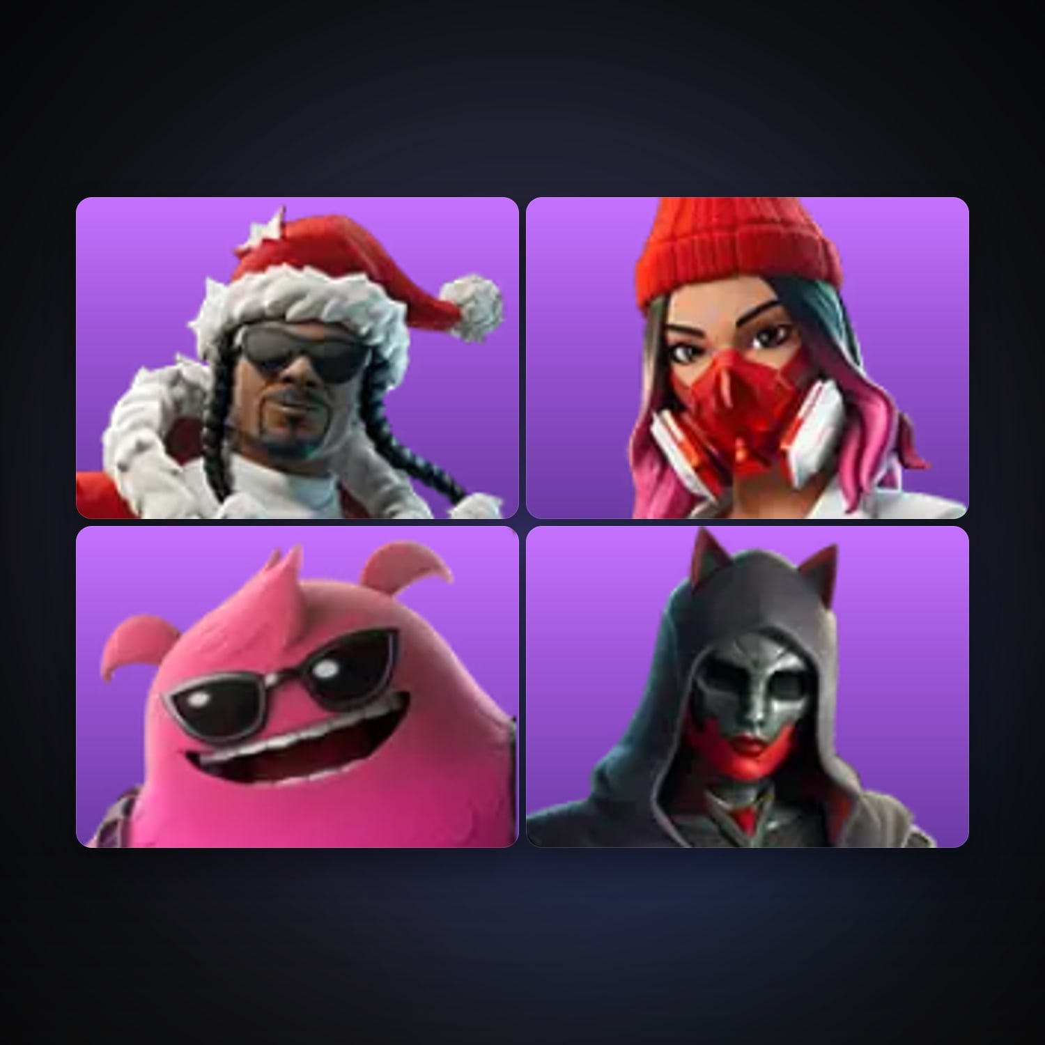Fortnite account with Santa Dogg & Yulejacket — 4 skins — 400 V-Bucks — lvl 211 — HabibiAccounts