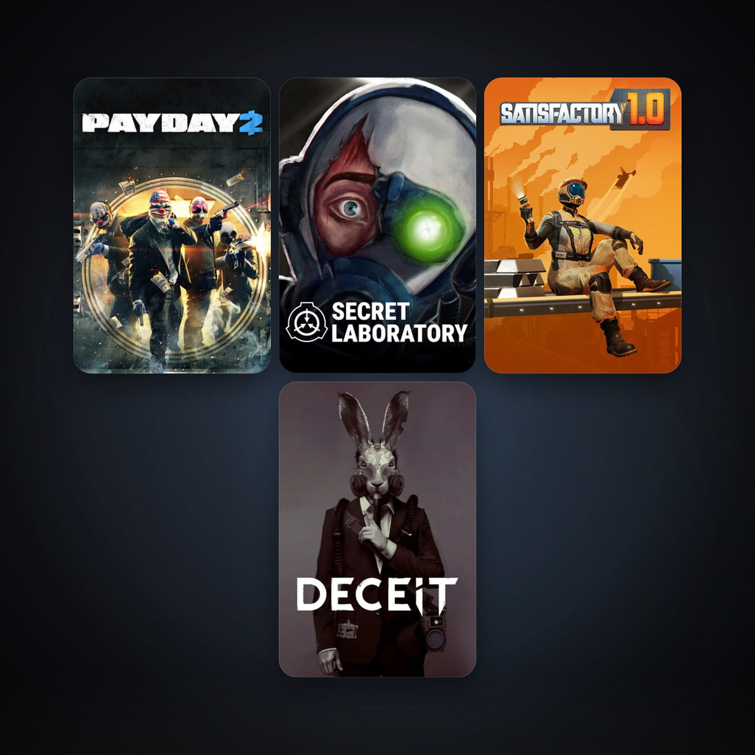 Free CS2 (No Prime) + PAYDAY 2, 7 games, clean — HabibiAccounts
