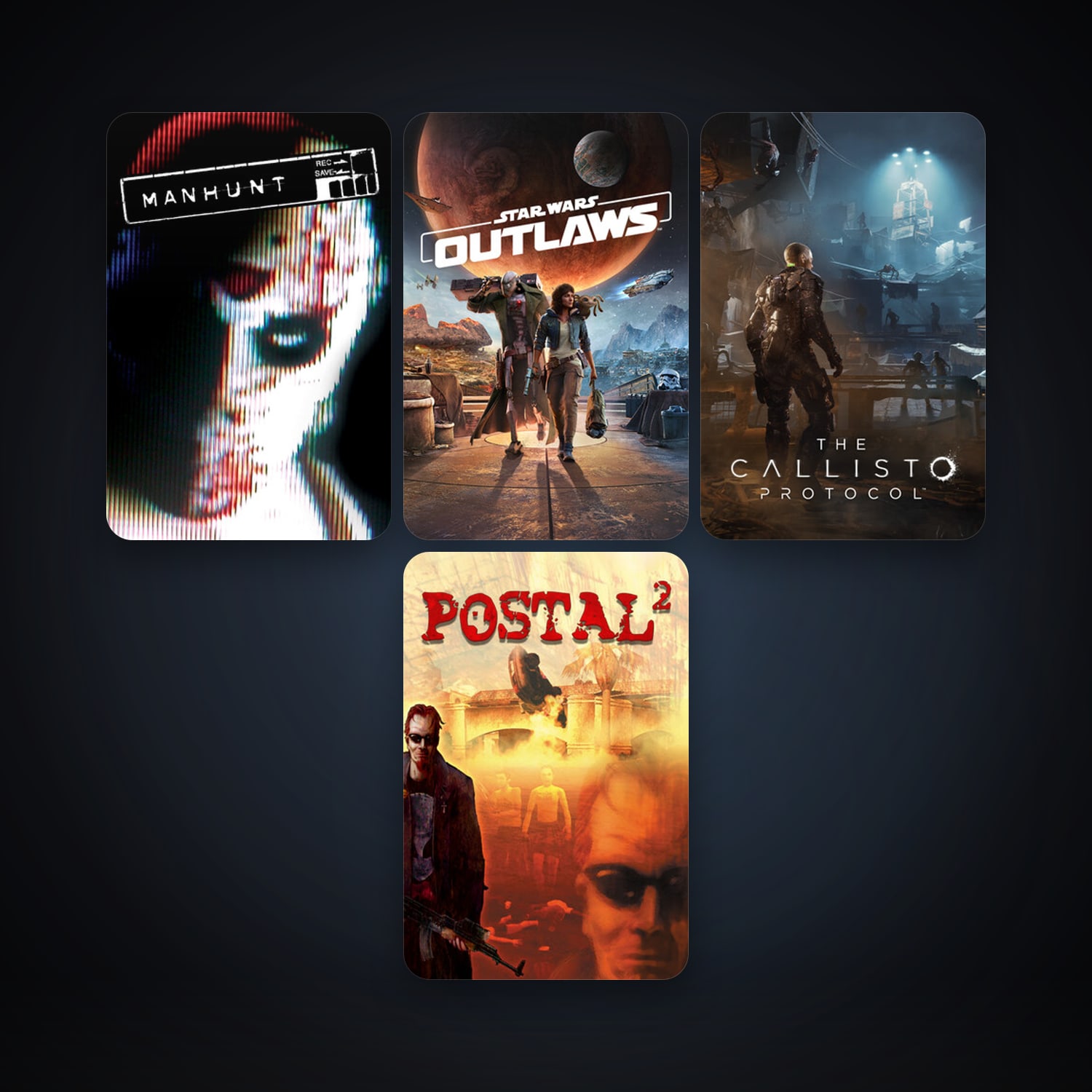 Steam account: Manhunt + POSTAL 2, 4 games, clean — HabibiAccounts
