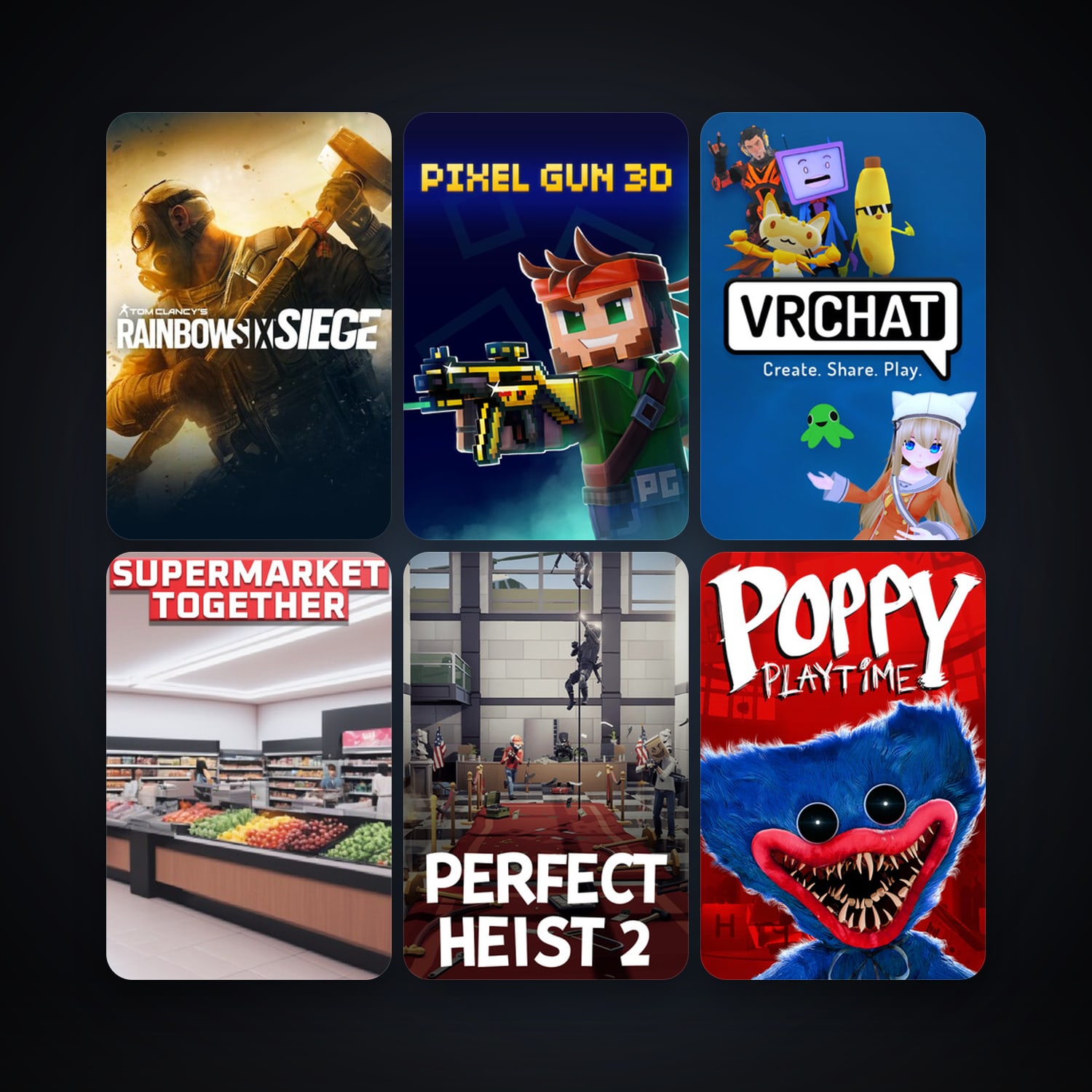 Steam account: Free CS2 (No Prime) + Tom Clancy's Rainbow Six Siege, 8 games, clean — HabibiAccounts