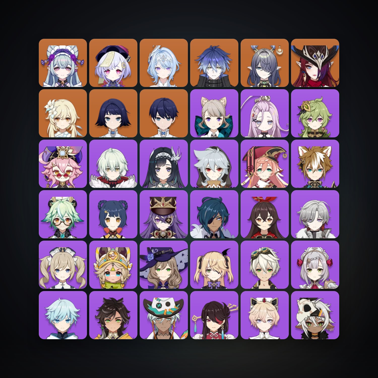 جينشن إمباكت | AR 51 | 41 شخصية | 6× 5★ — HabibiAccounts