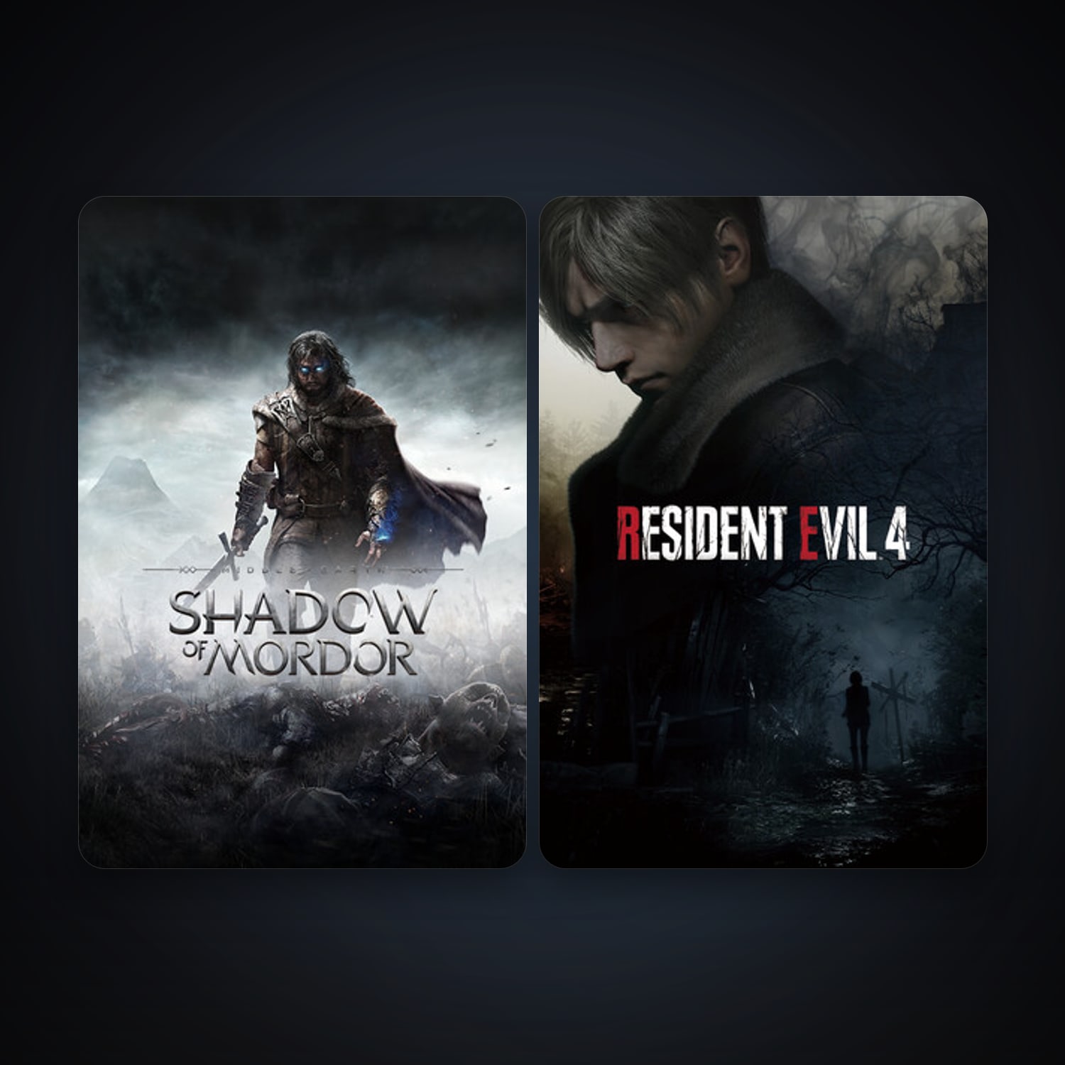 Steam account: Middle-earth: Shadow of Mordor + Resident Evil 4, 8 games, clean — HabibiAccounts