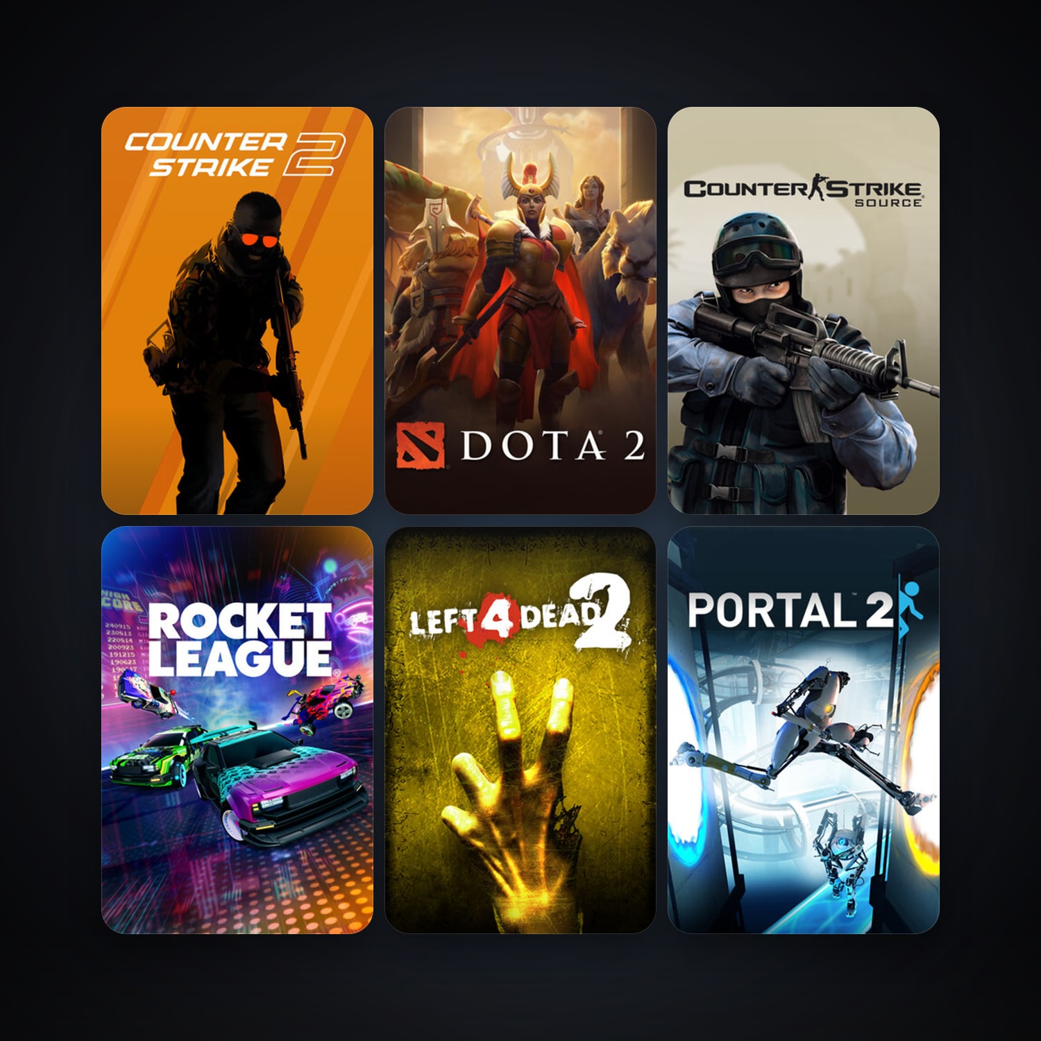 Steam account — Counter-Strike: Source + Left 4 Dead 2, 17 games, Steam 10, clean — HabibiAccounts