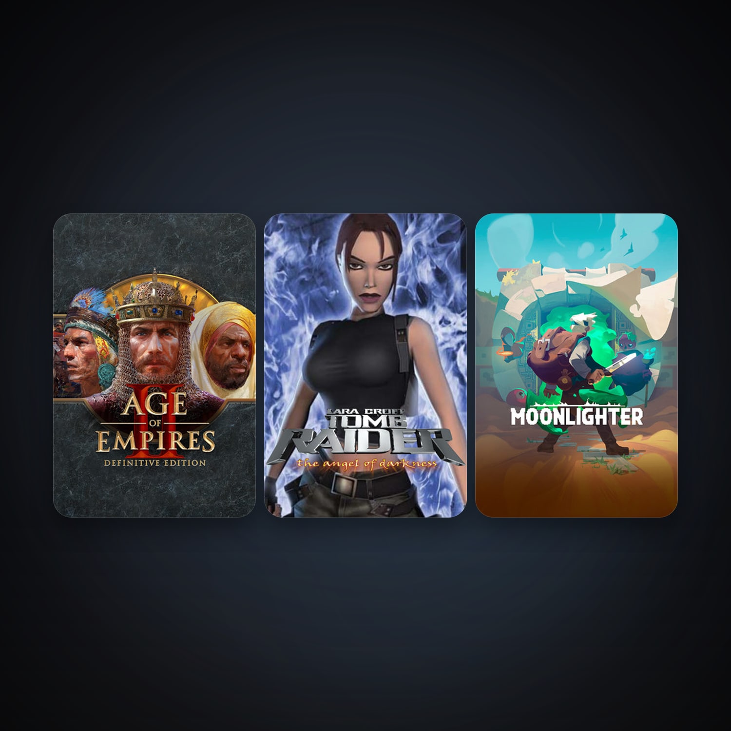 Steam account: Tomb Raider VI: The Angel of Darkness + Moonlighter, 3 games, clean — HabibiAccounts