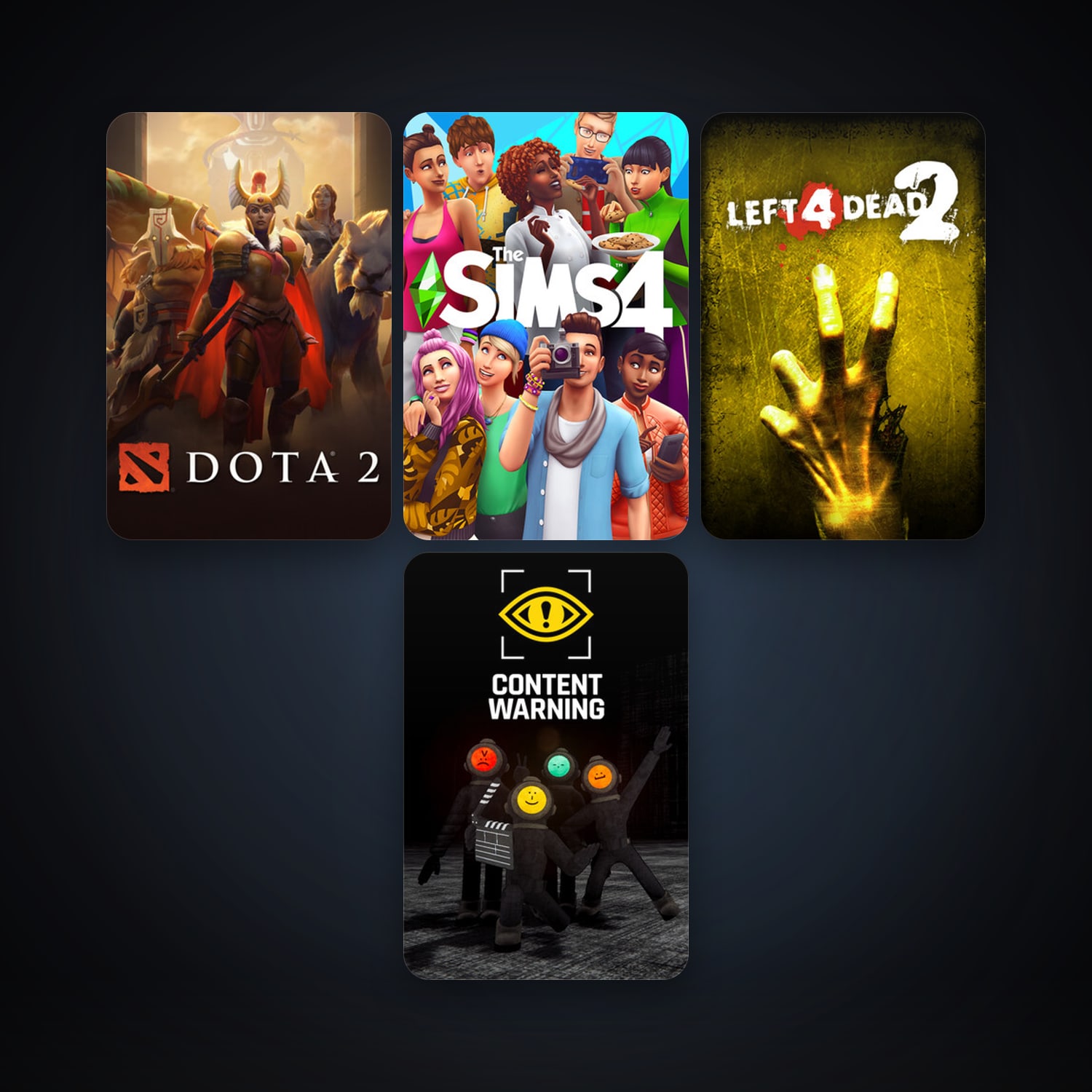 Left 4 Dead 2 + Dota 2, 8 games, clean — HabibiAccounts