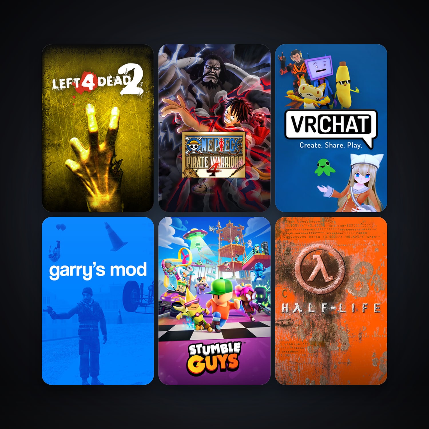 Steam account: Half-Life + Left 4 Dead 2, 13 games, clean — level 5 — HabibiAccounts