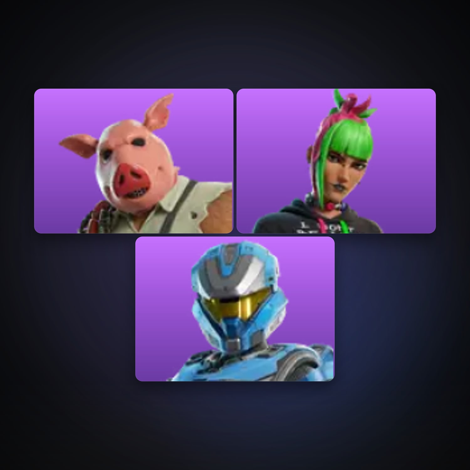 Fortnite account with Pig the Butcher & Bug Punk Sunny — 3 skins — 100 V-Bucks — lvl 265 — HabibiAccounts