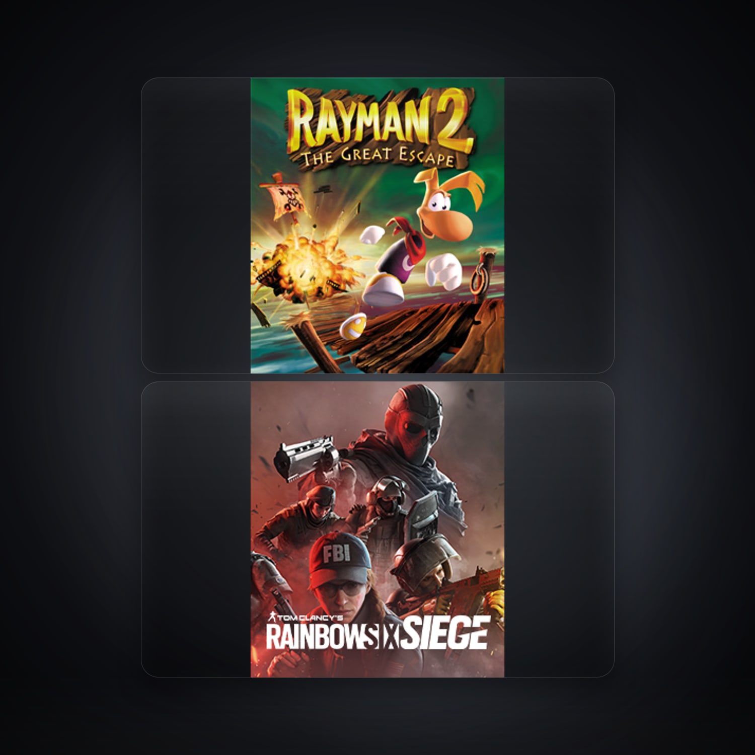 Ubisoft account — Rayman 2 The Great Escape + Tom Clancy's Rainbow Six Siege — FR — HabibiAccounts