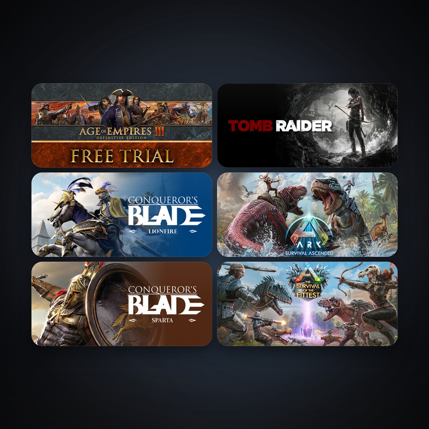 Tomb Raider + ARK: The Survival Of The Fittest, 17 games, clean — HabibiAccounts