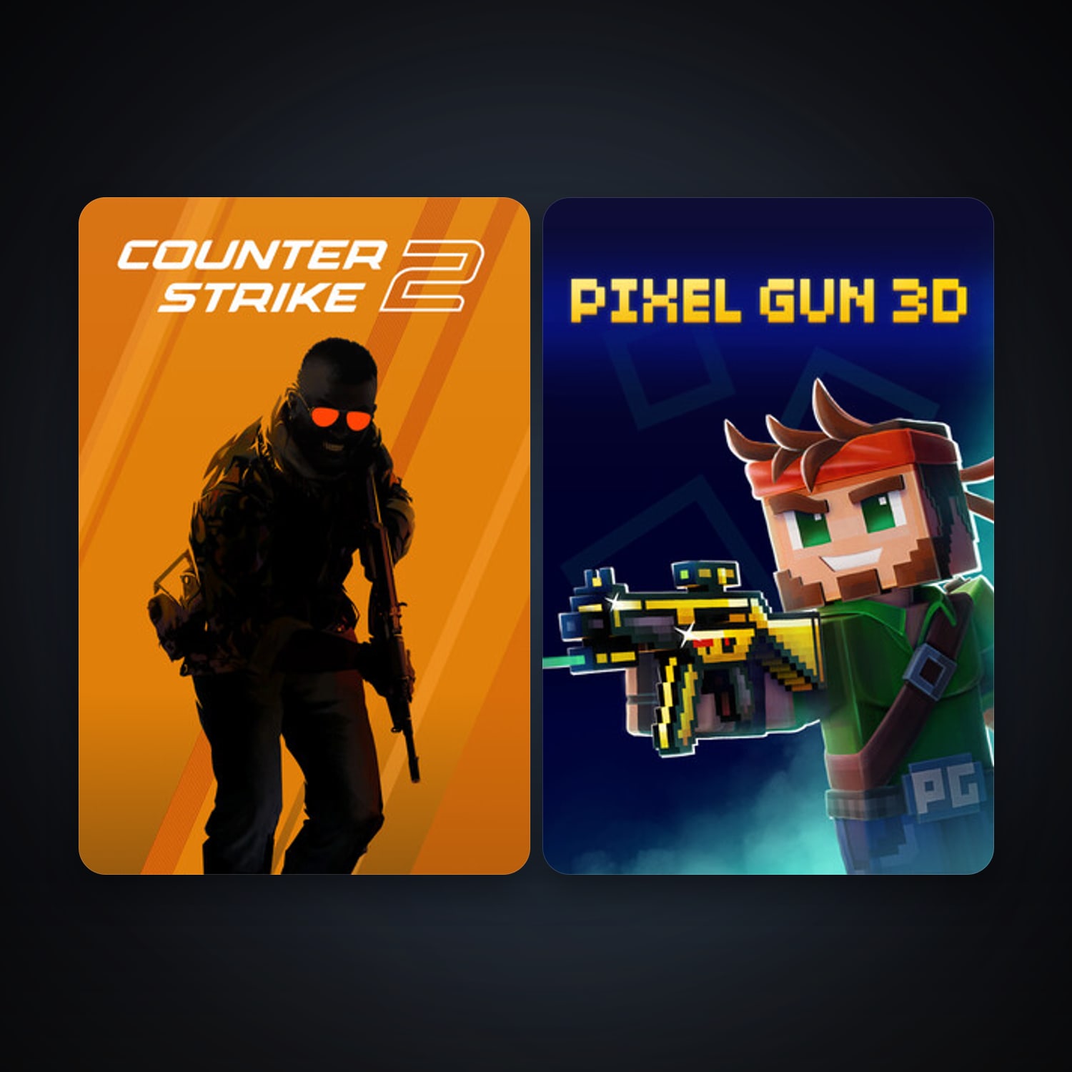 Steam account: CS2 Prime + Pixel Gun 3D: PC Edition, 5 games, clean — HabibiAccounts
