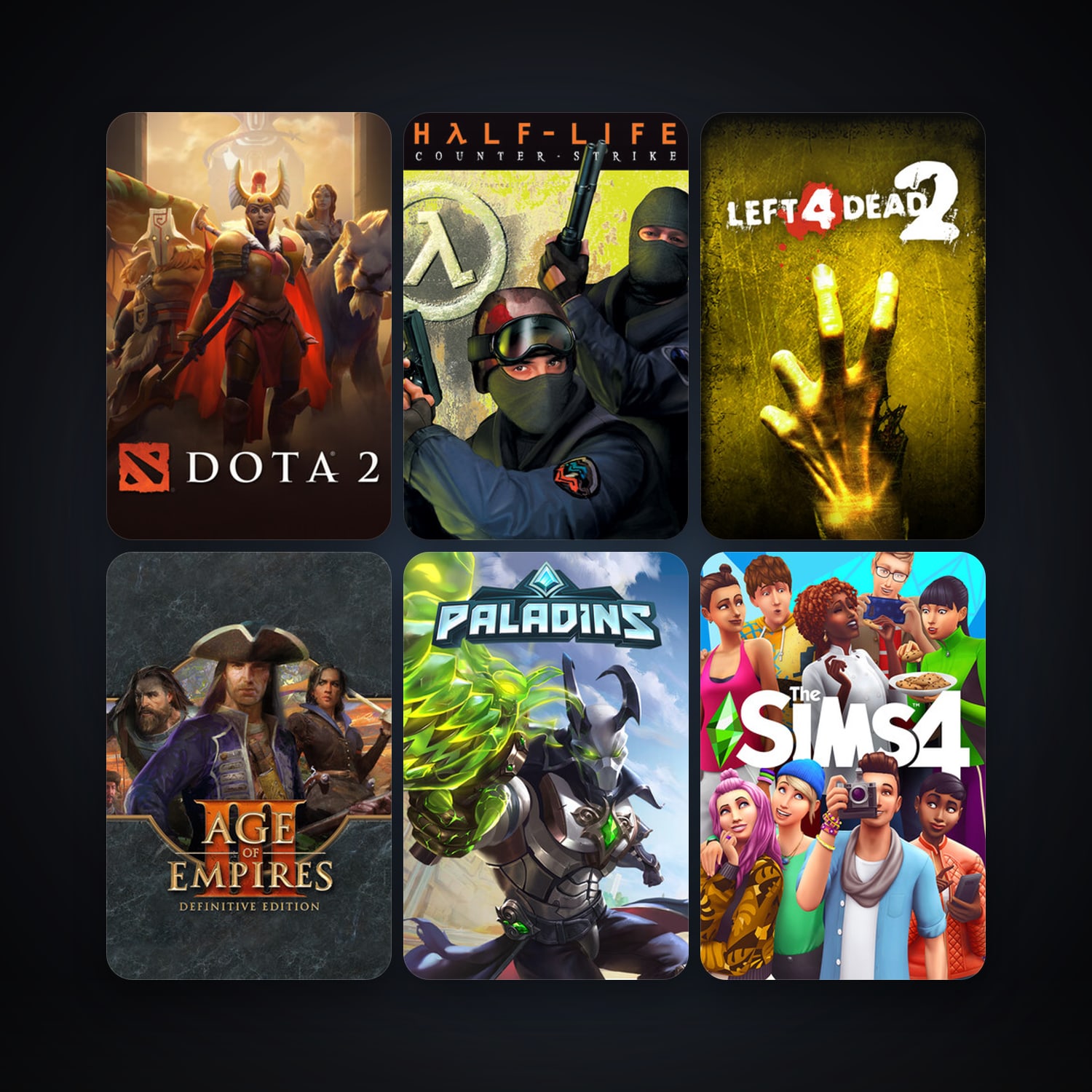 Steam account: Counter-Strike + Left 4 Dead 2, 28 games, clean — HabibiAccounts