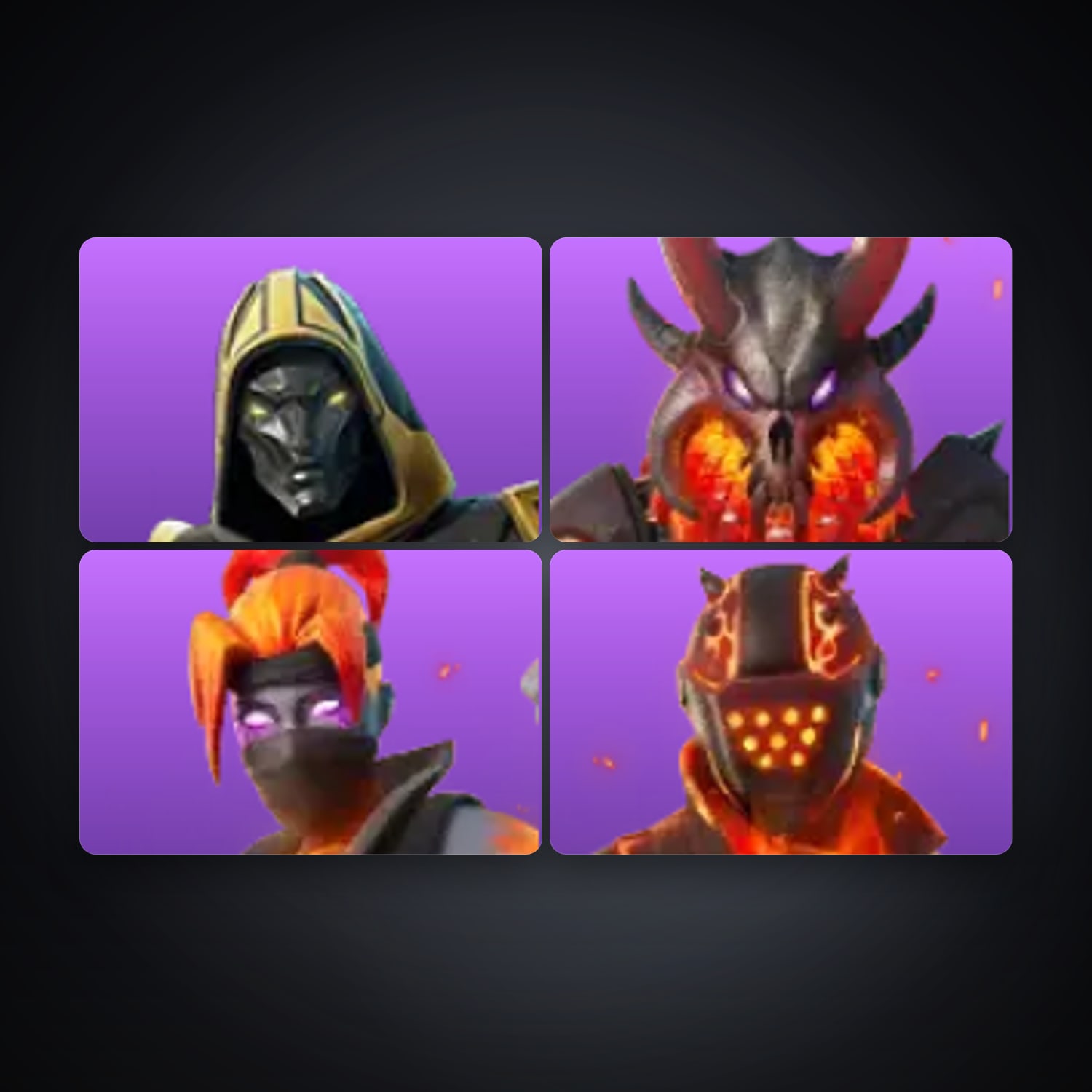 Fortnite account with Blitz Knight & Molten Ragnarok — 4 skins — 100 V-Bucks — lvl 175 — HabibiAccounts