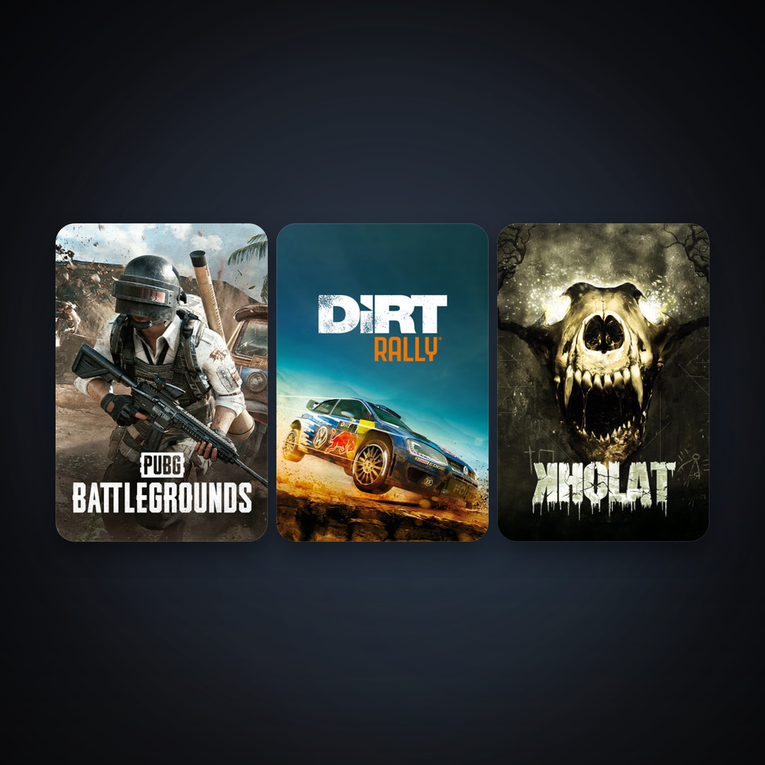 حساب ستيم فلين، DiRT Rally وKholat، 3 لعبة، صامد واضح — HabibiAccounts