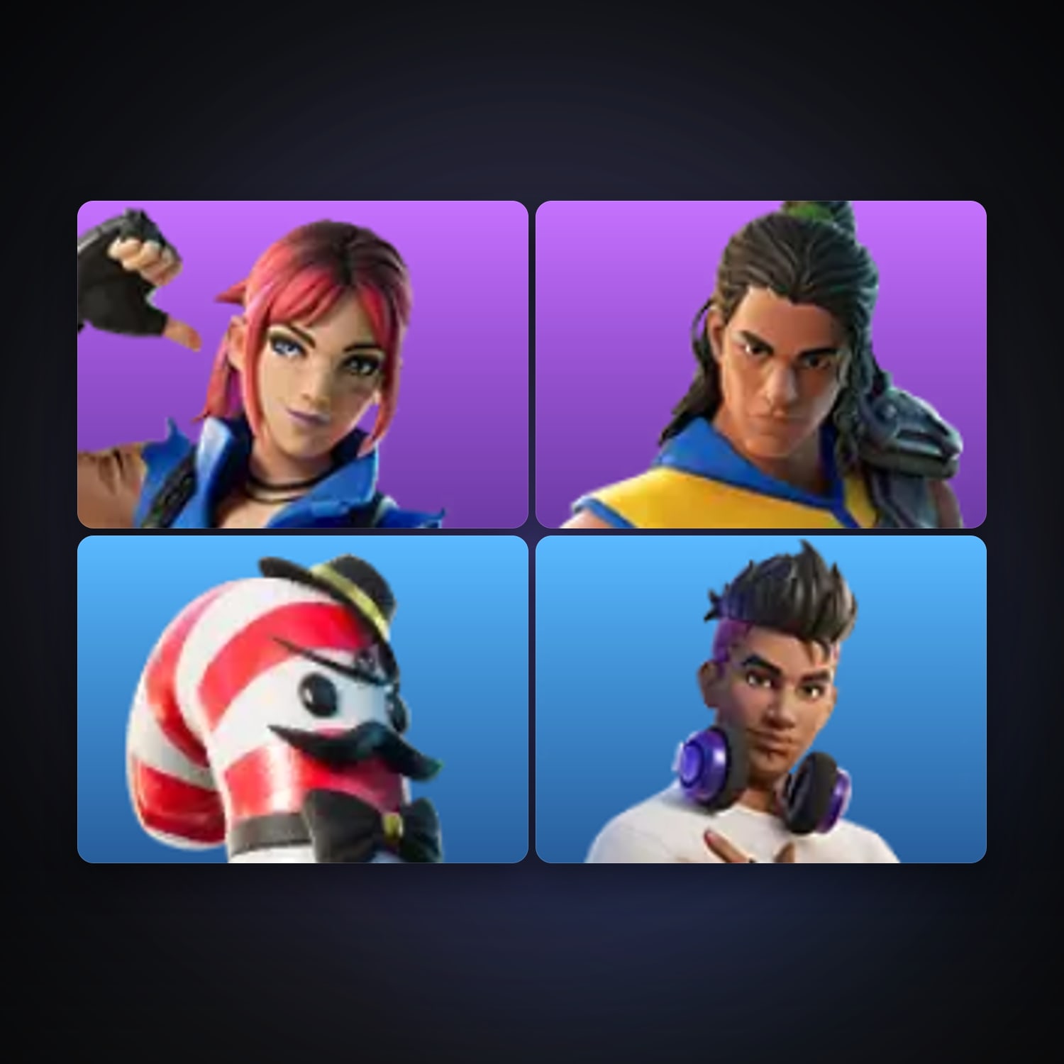 Fortnite account with Explorer Emilie & Trailblazer Tai — 4 skins — 200 V-Bucks — lvl 92 — HabibiAccounts