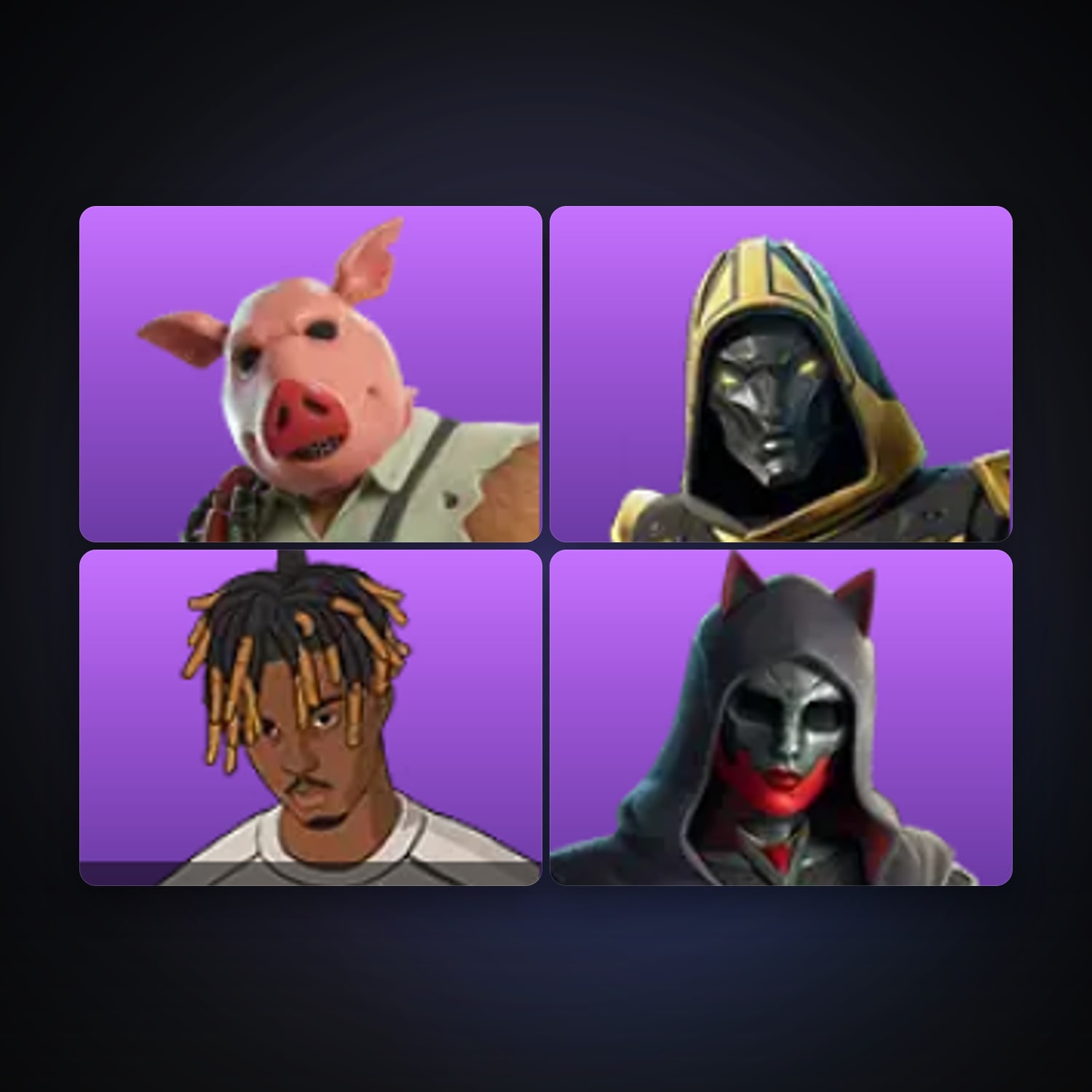 Fortnite account with Pig the Butcher & Blitz Knight — 4 skins — lvl 349 — HabibiAccounts