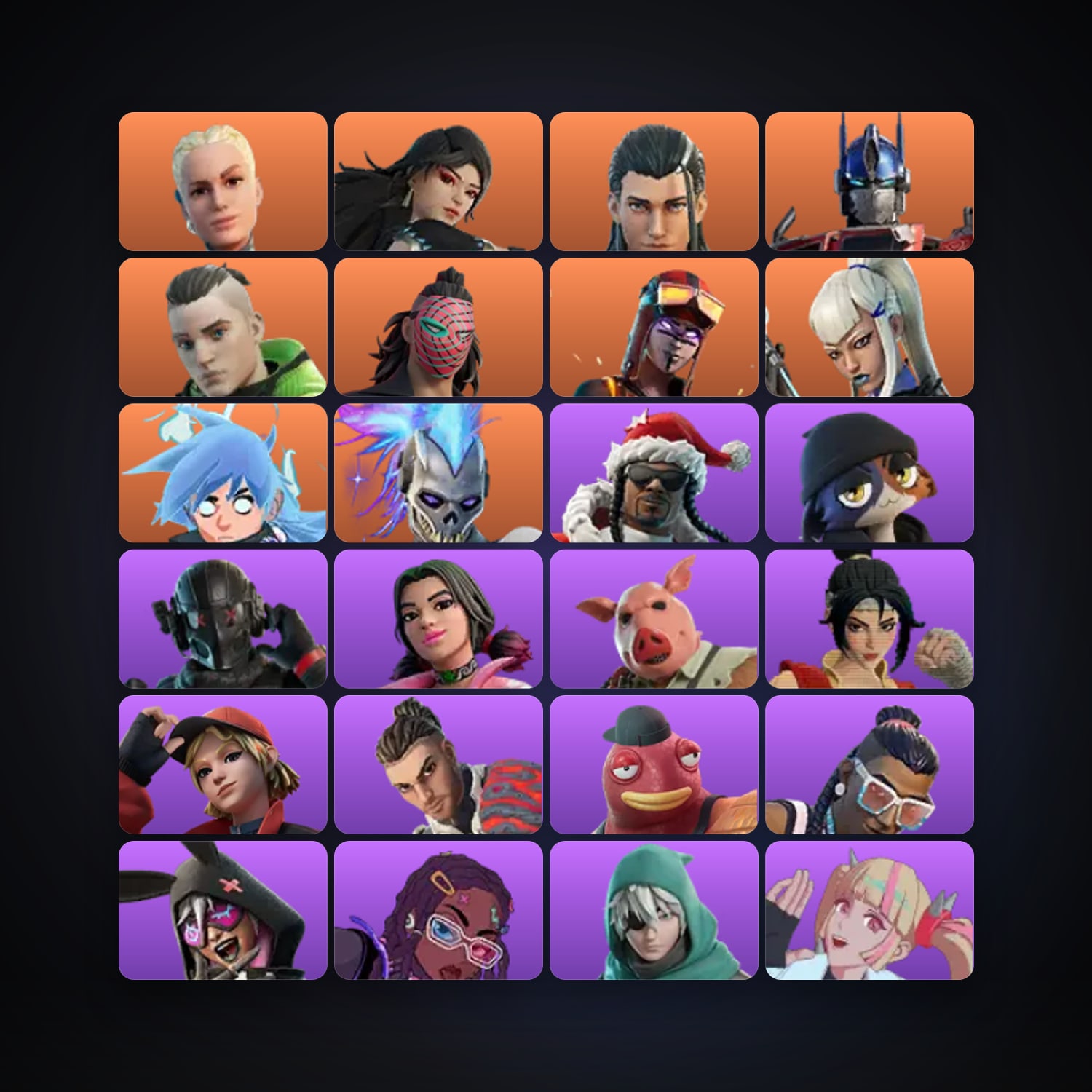 Fortnite account with Paradigm (Reality-659) & Era — 64 skins — 1.1K V-Bucks — lvl 1678 — HabibiAccounts