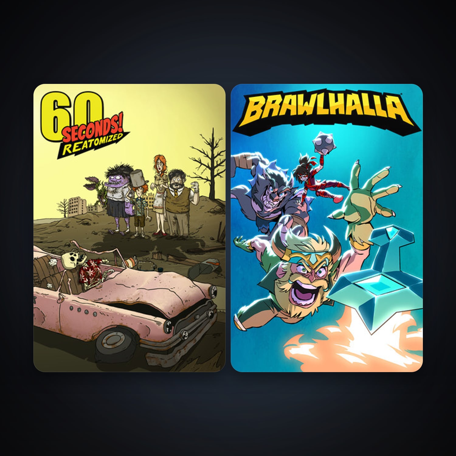 Free CS2 (No Prime) + Brawlhalla, 4 games, clean — HabibiAccounts