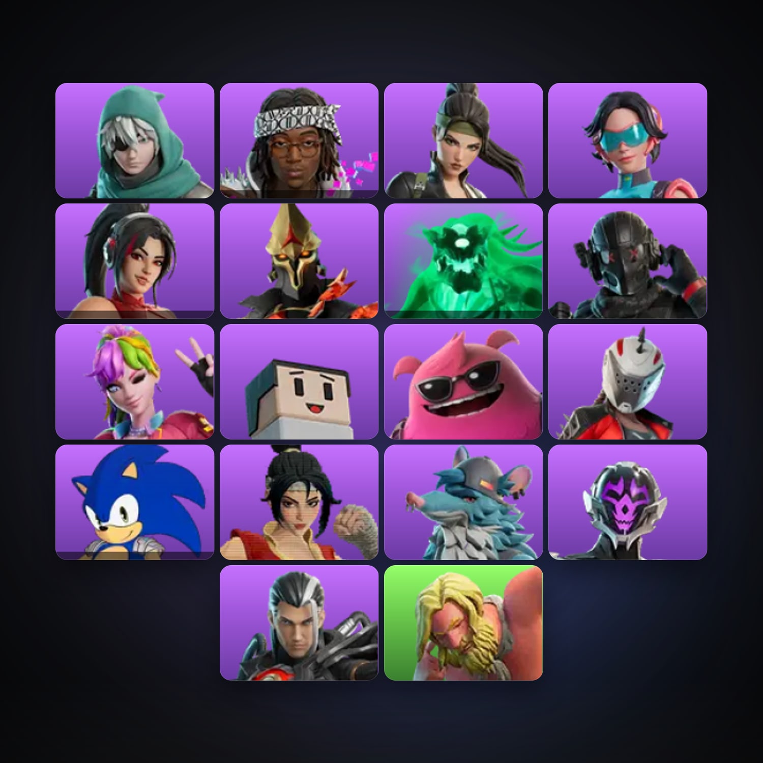 Fortnite account with Bastian & Tour Ready Lil Tecca — 18 skins — 500 V-Bucks — lvl 181 — HabibiAccounts