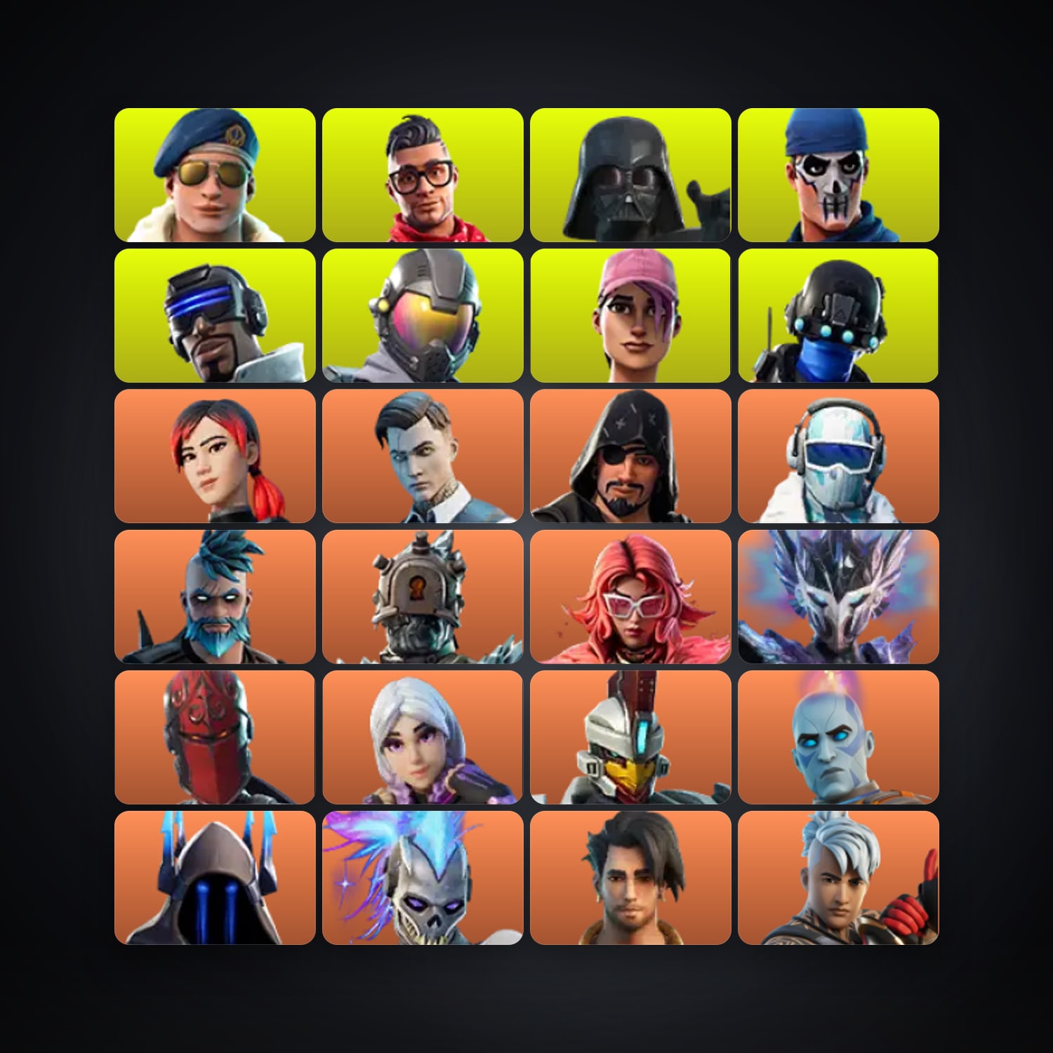 Fortnite account with Rogue Agent & Omega — 296 skins — 250 V-Bucks — lvl 3534 — HabibiAccounts