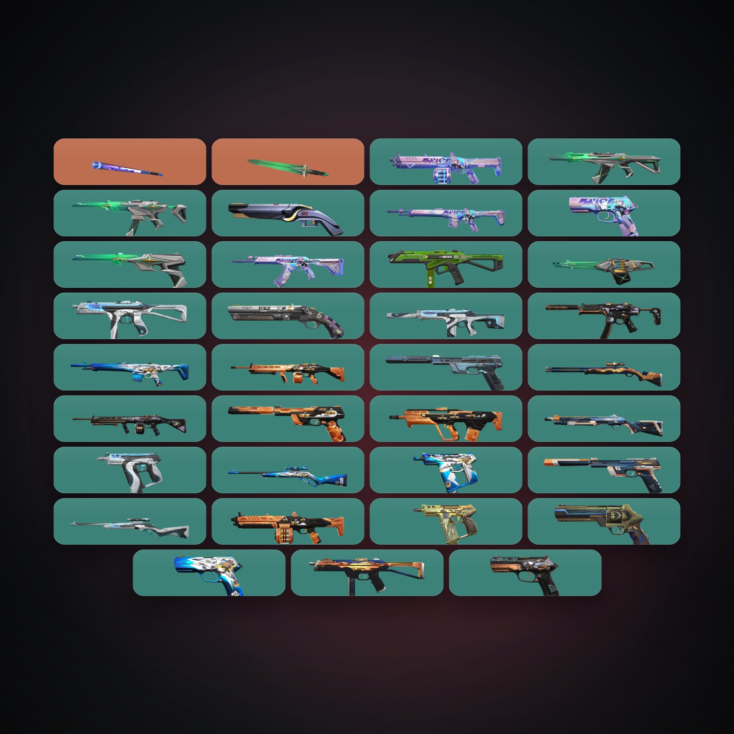 AP Gold 3 locker — 2 knives, 38 skins, lvl 135 — HabibiAccounts