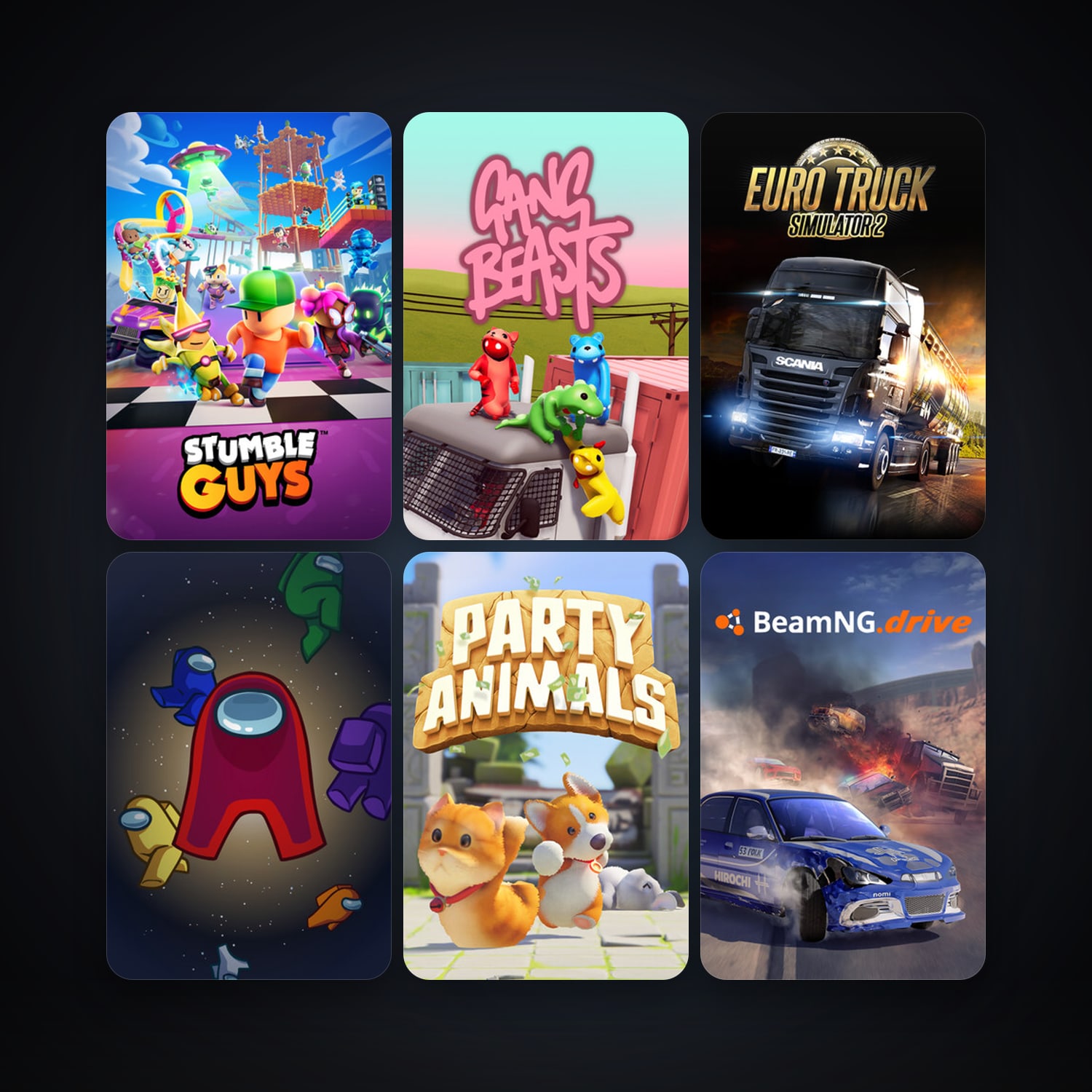 Just Cause 3 + Euro Truck Simulator 2, 36 games, clean — HabibiAccounts