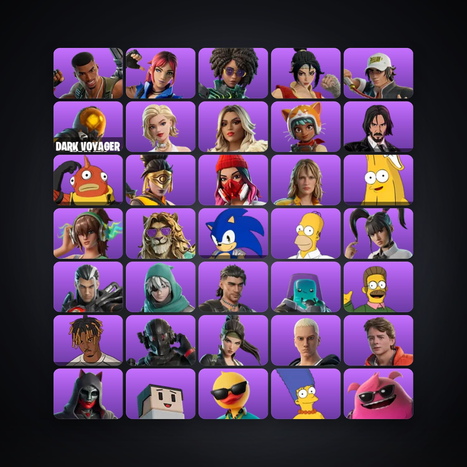 حساب فورتنايت Miles Cross وExplorer Emilie، لوكر 37 سكن، 1.2K فيبوكس، لفل 863، 24 فوز — HabibiAccounts