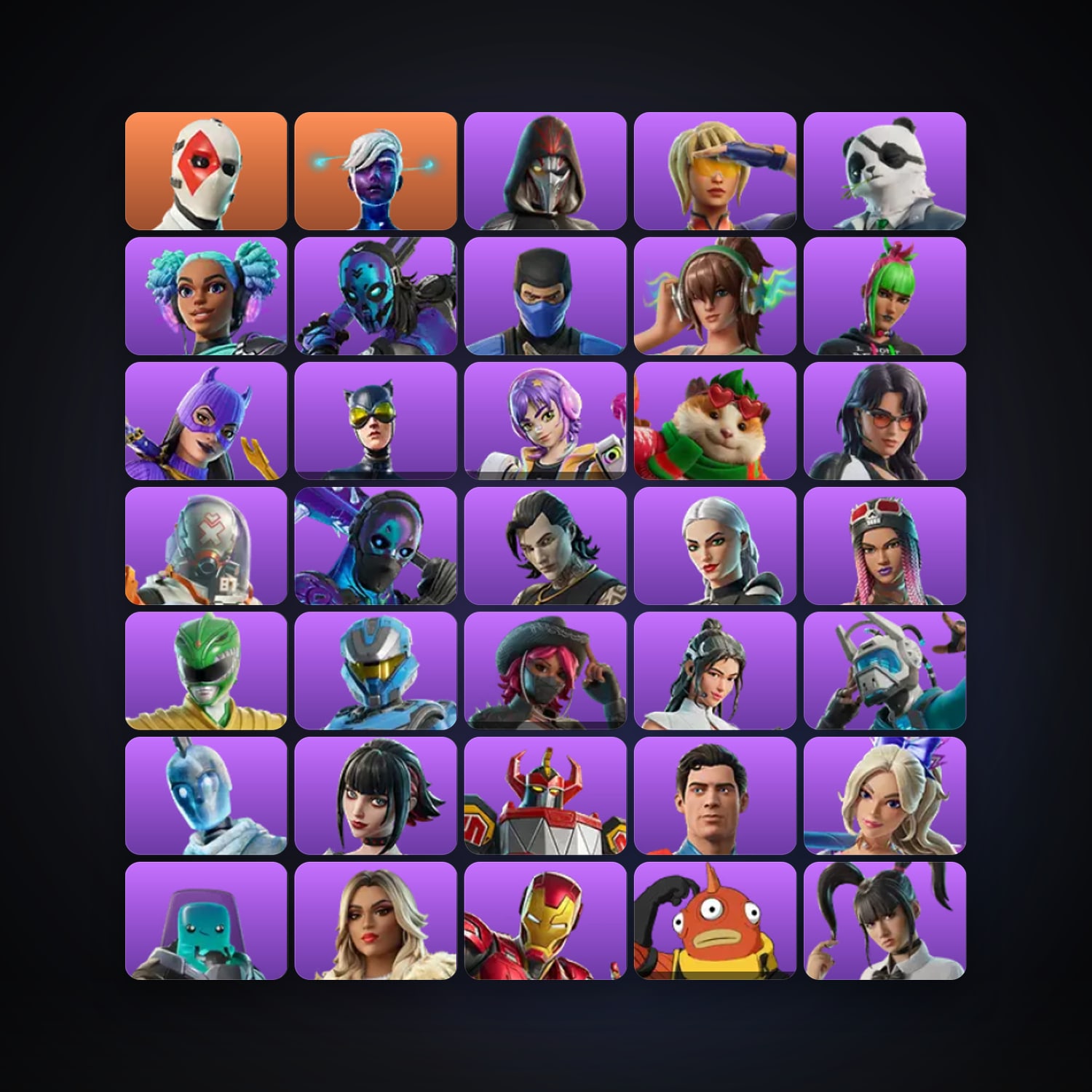Fortnite account with Wild Card & Galaxy Scout — 64 skins — lvl 1512 — HabibiAccounts