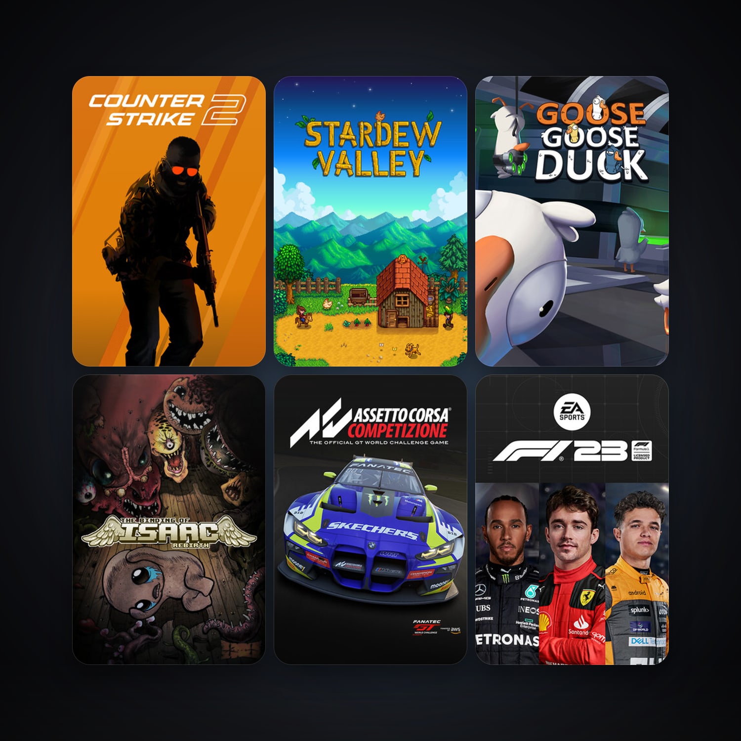 CS2 Prime + The Binding of Isaac: Rebirth, 58 games, Steam 18, clean — HabibiAccounts