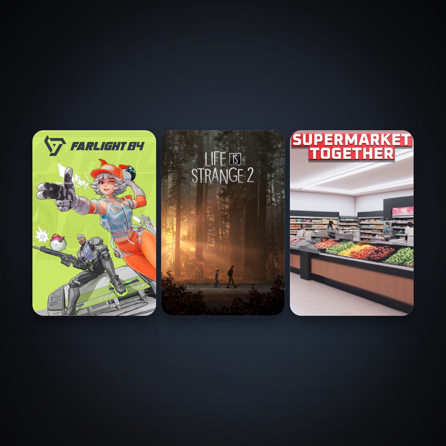Steam account: Life is Strange 2 + Farlight 84, 5 games, clean — HabibiAccounts
