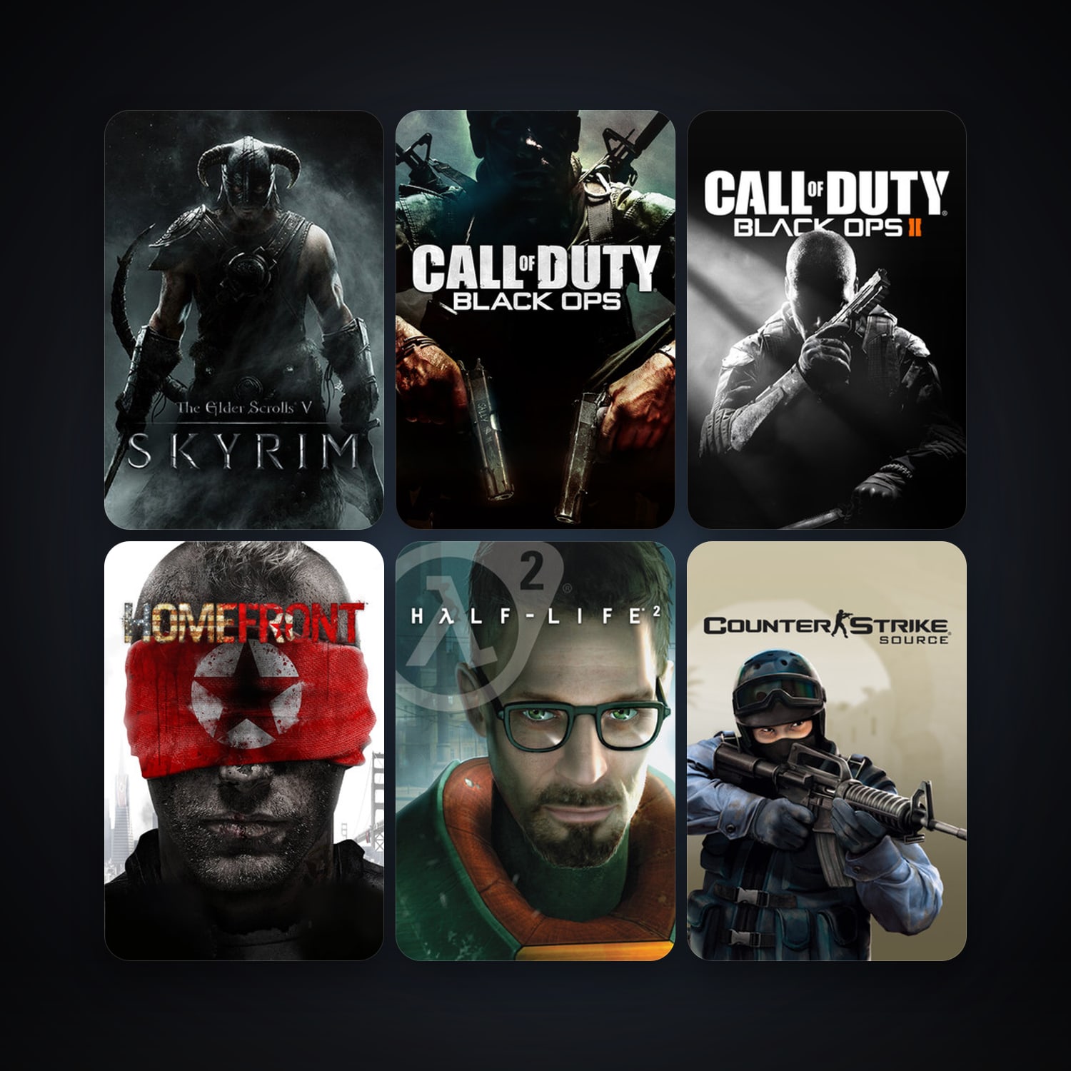 Half-Life 2 + Counter-Strike: Source, 11 games, Steam 11, clean — HabibiAccounts