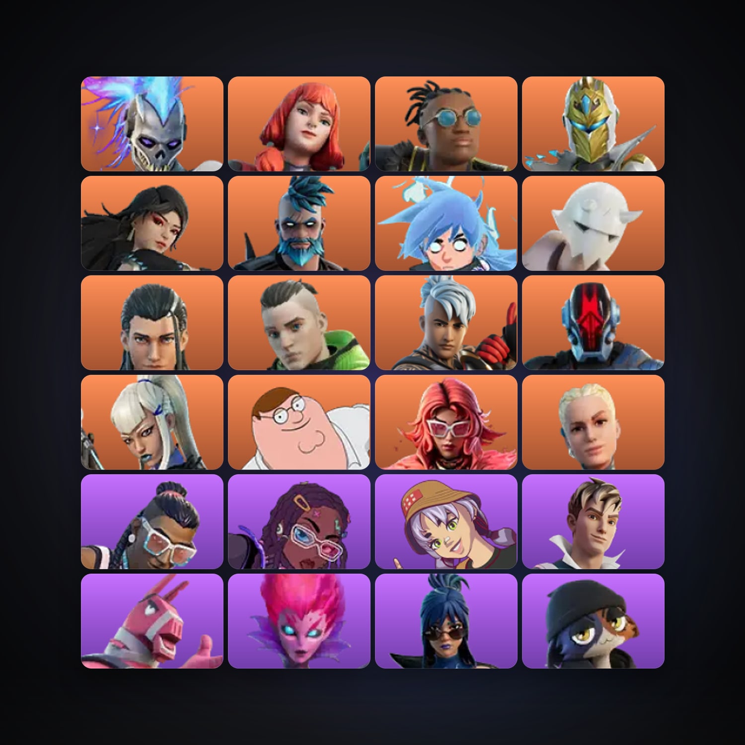 Fortnite account with Renzo the Destroyer & The Imagined — 79 skins — 3.9K V-Bucks — lvl 1444 — HabibiAccounts