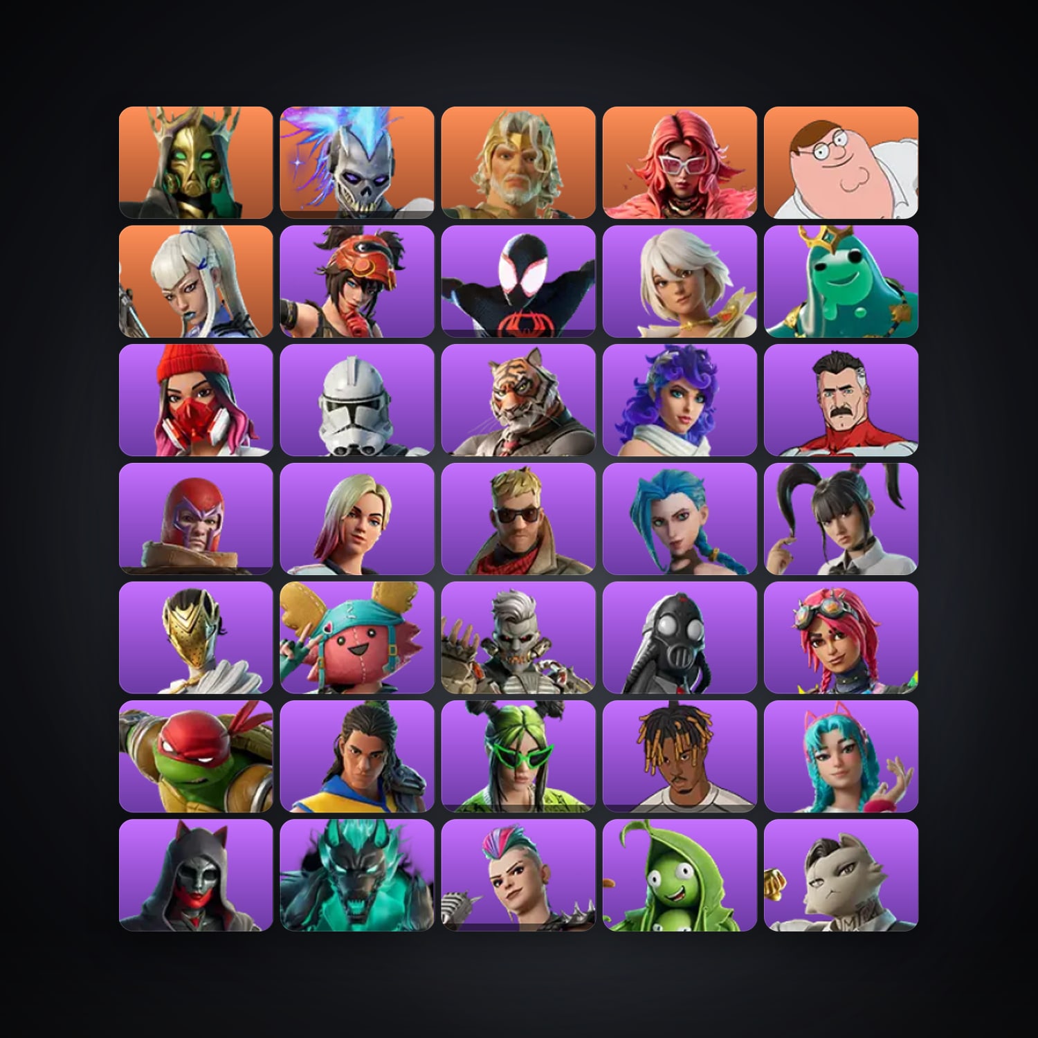 Fortnite account with Hades & Renzo the Destroyer — 75 skins — 200 V-Bucks — lvl 1232 — HabibiAccounts