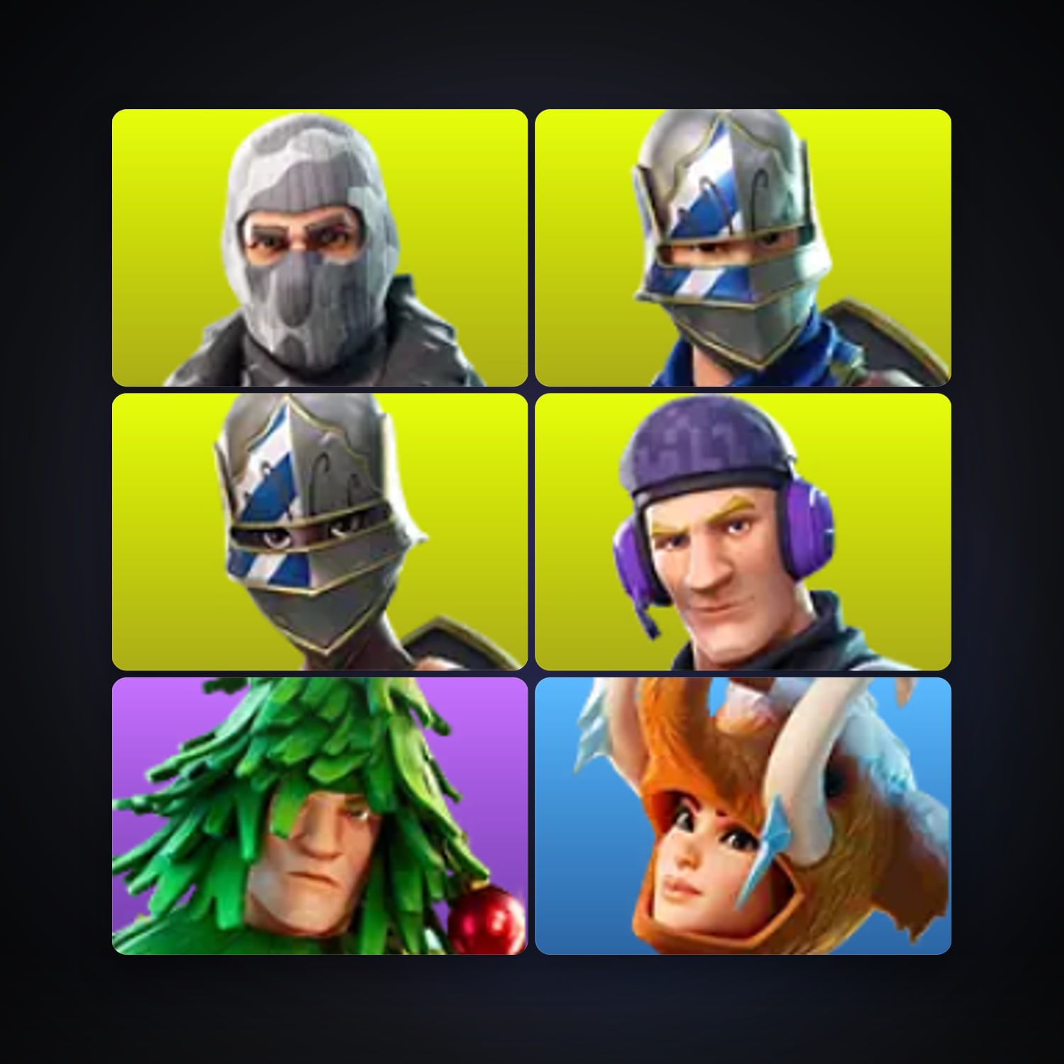 Fortnite account with Blue Squire & Royale Knight — 6 skins — 200 V-Bucks — lvl 330 — HabibiAccounts
