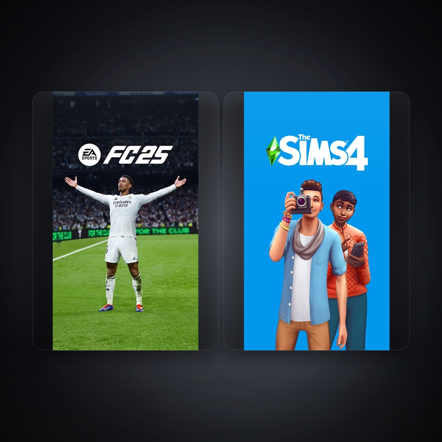 EA account — SPORTS FC 25 + FIFA 22 — PL — 4 games — HabibiAccounts