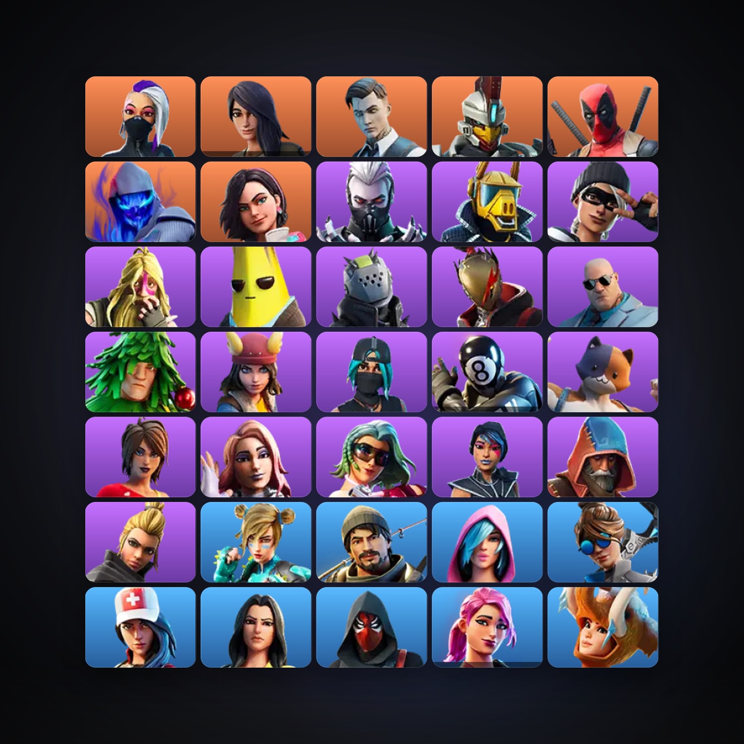 Fortnite account with Midas & Deadpool — 39 skins — 250 V-Bucks — lvl 778 — HabibiAccounts