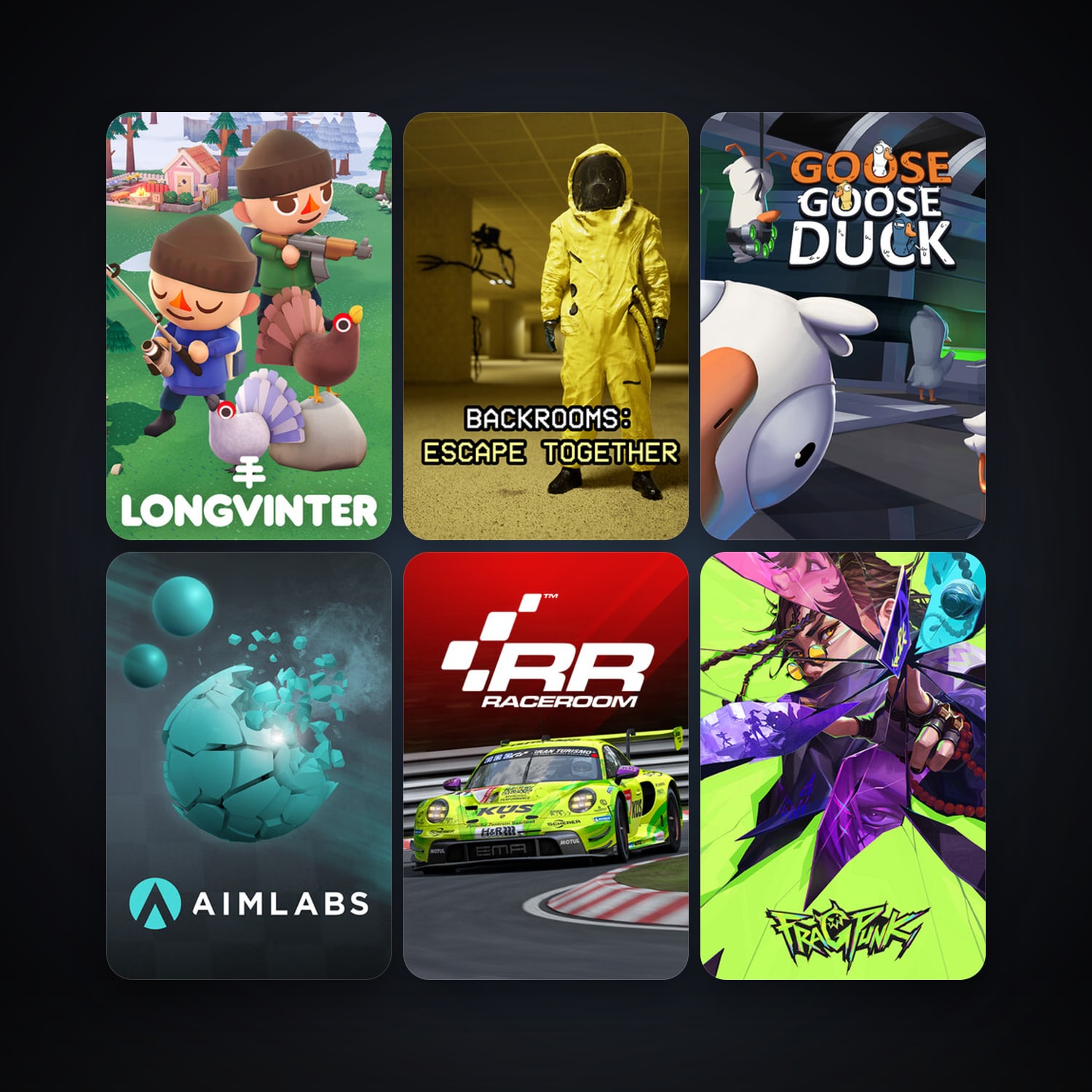 RaceRoom Racing Experience + Aimlabs, 14 games, clean — HabibiAccounts