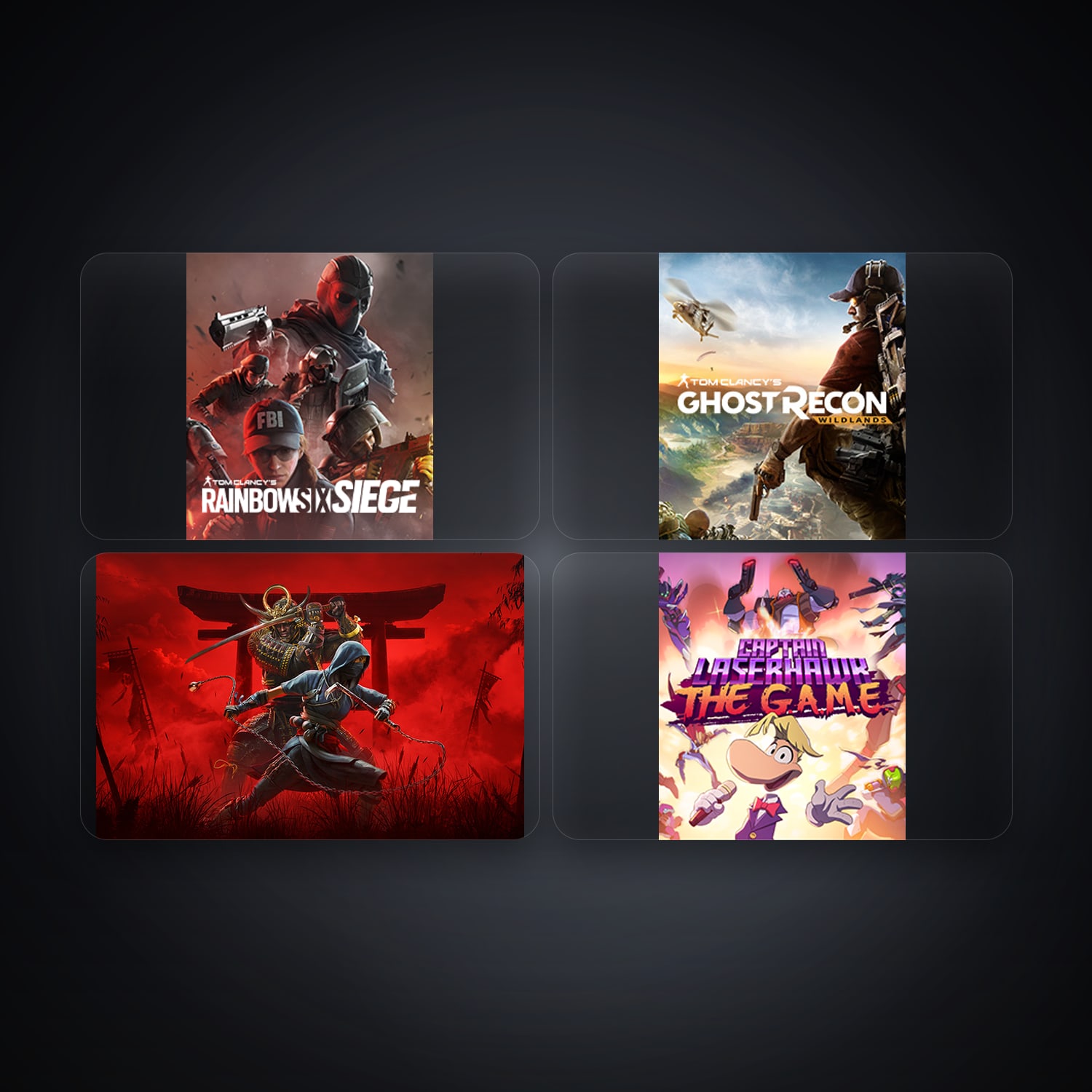 Ubisoft Tom Clancy's Rainbow Six Siege + Tom Clancy's Ghost Recon Wildlands — DE — 5 games — HabibiAccounts