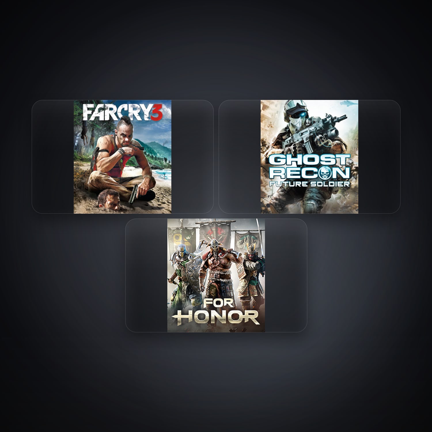 Ubisoft Far Cry 3 Deluxe Edition + Tom Clancy's Ghost Recon Future Soldier — ID — 3 games — HabibiAccounts
