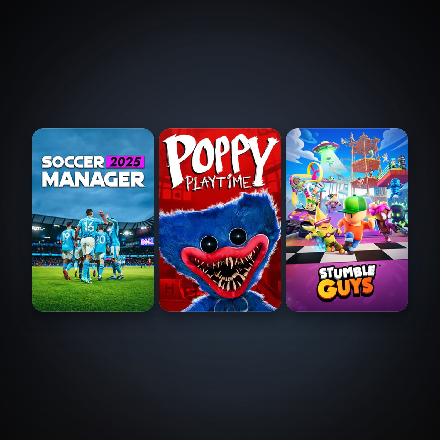 Steam account: Stumble Guys + Poppy Playtime, 8 games, clean — HabibiAccounts