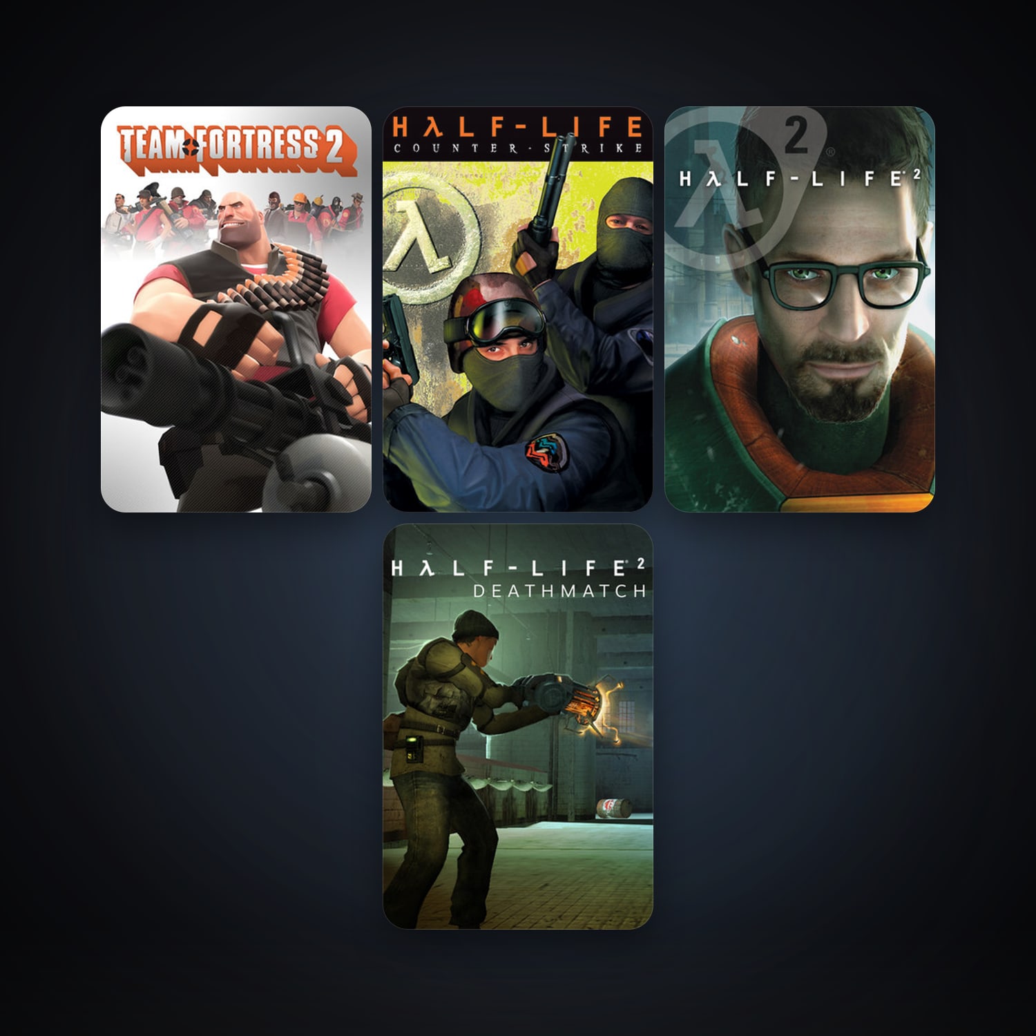 Steam account — Counter-Strike + Half-Life 2, 8 games, Steam 10, clean — HabibiAccounts