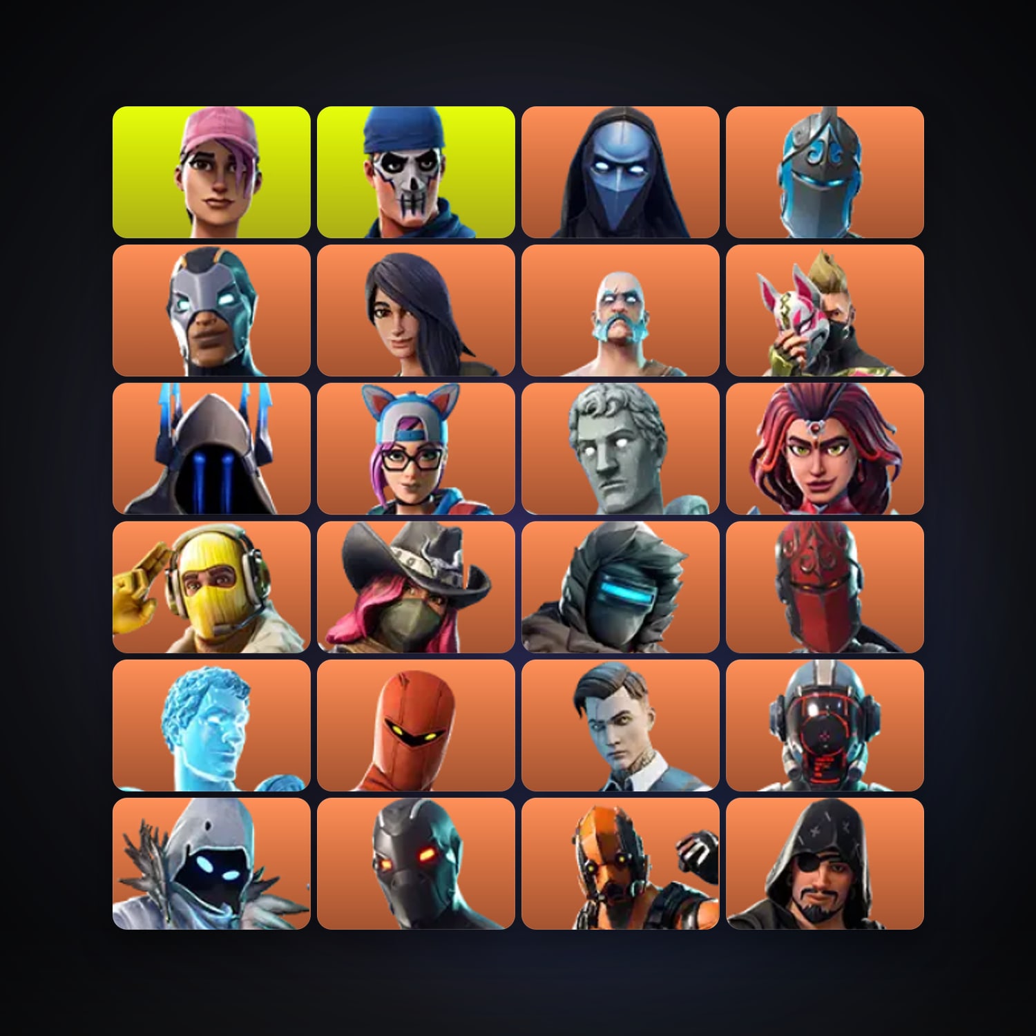 Fortnite account with Leviathan & Omega — 87 skins — 300 V-Bucks — lvl 818 — HabibiAccounts