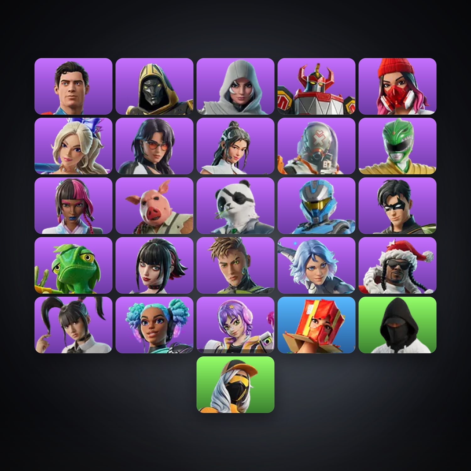 Fortnite account with Superman & Blitz Knight — 26 skins — 700 V-Bucks — lvl 1444 — HabibiAccounts