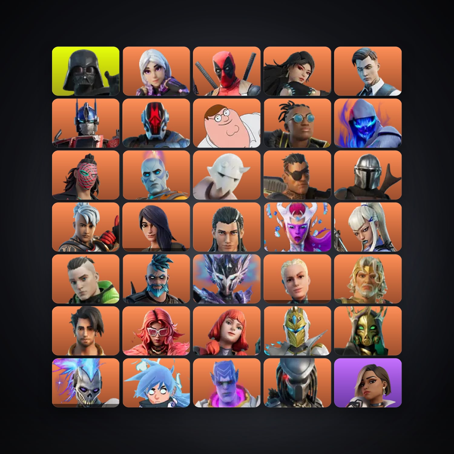 Fortnite account with Midas & Deadpool — 304 skins — 1.4K V-Bucks — lvl 4031 — HabibiAccounts