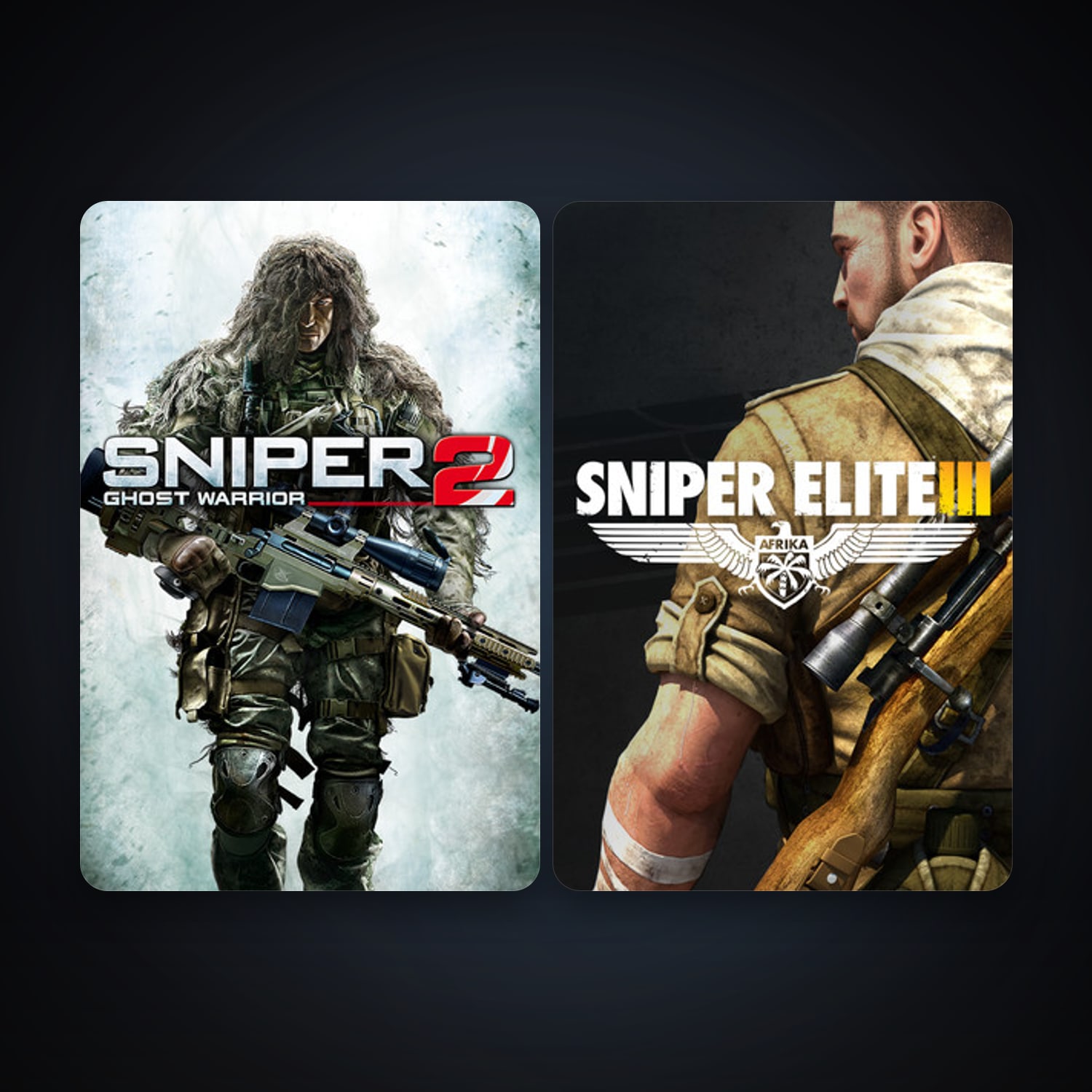 Sniper: Ghost Warrior 2 + Sniper Elite 3, 2 games, clean — HabibiAccounts